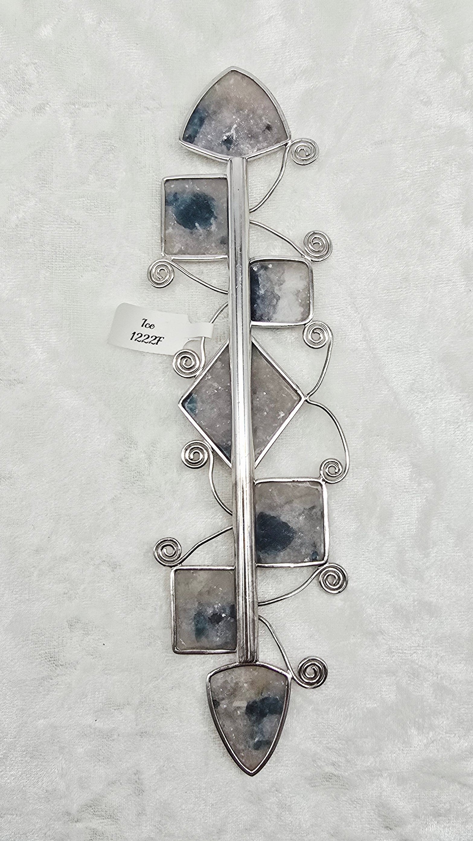 One of a Kind Magic Wand ~ Ice Wand with Rare Euphoralite for Healing Communication and Deep ClarityHigher Realms (Copy)