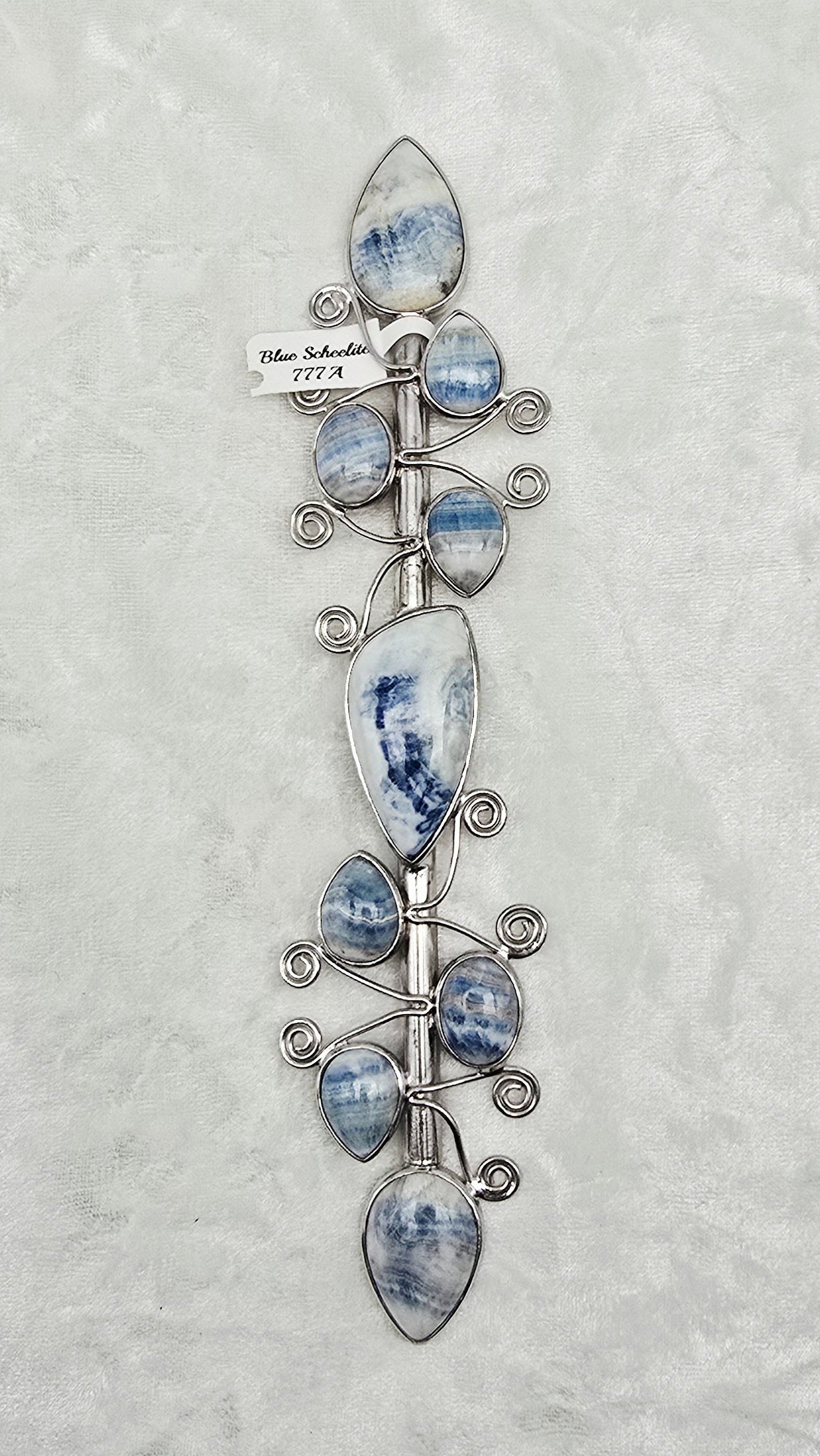 One of a Kind Magic Wand ~ Blue Scheelite for Peace, Transformation and World Healing