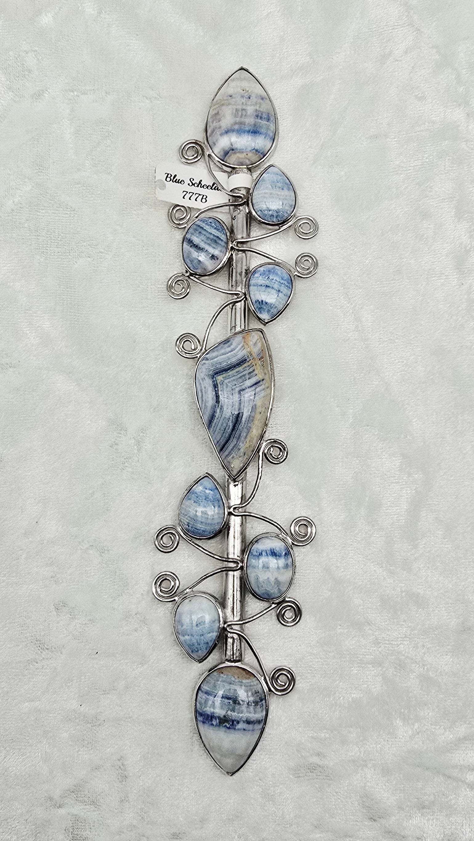 One of a Kind Magic Wand ~ Blue Scheelite for Peace, Transformation and World Healing