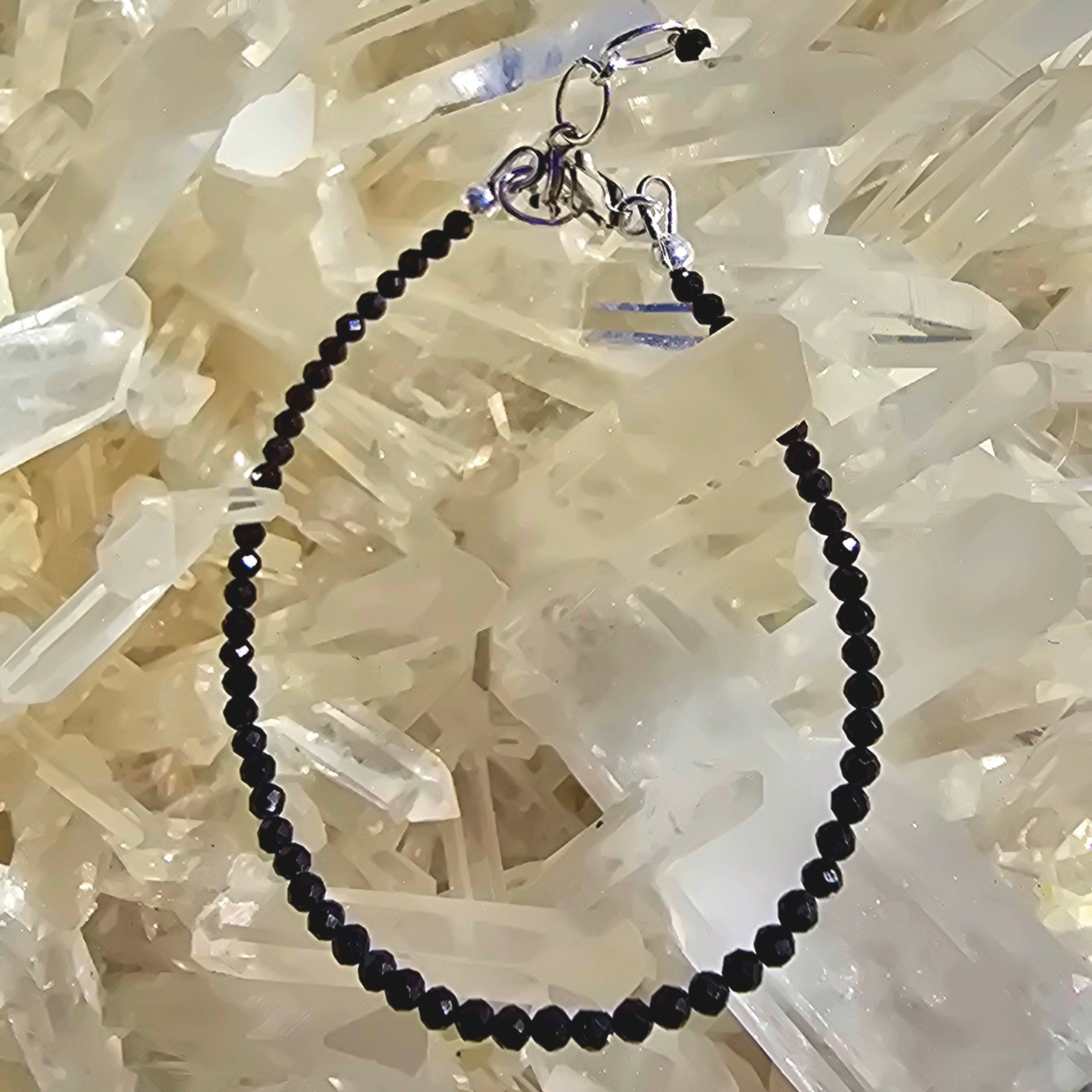 Radiant Ritual Holiday Set | Choker Bracelet Midi Ring + Luxury 7-Chakra Stone Set | Citrine Rose Quartz Amethyst Black Tourmaline