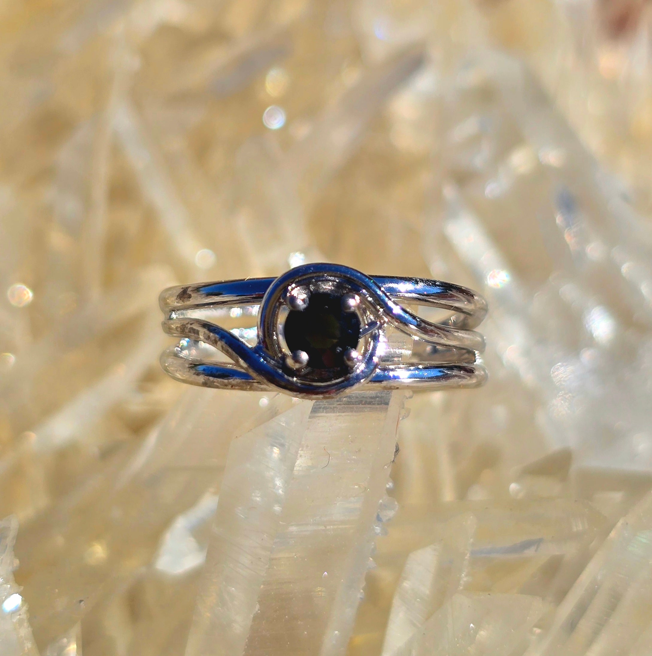 Radiant Ritual Holiday Set | Choker Bracelet Midi Ring + Luxury 7-Chakra Stone Set | Citrine Rose Quartz Amethyst Black Tourmaline