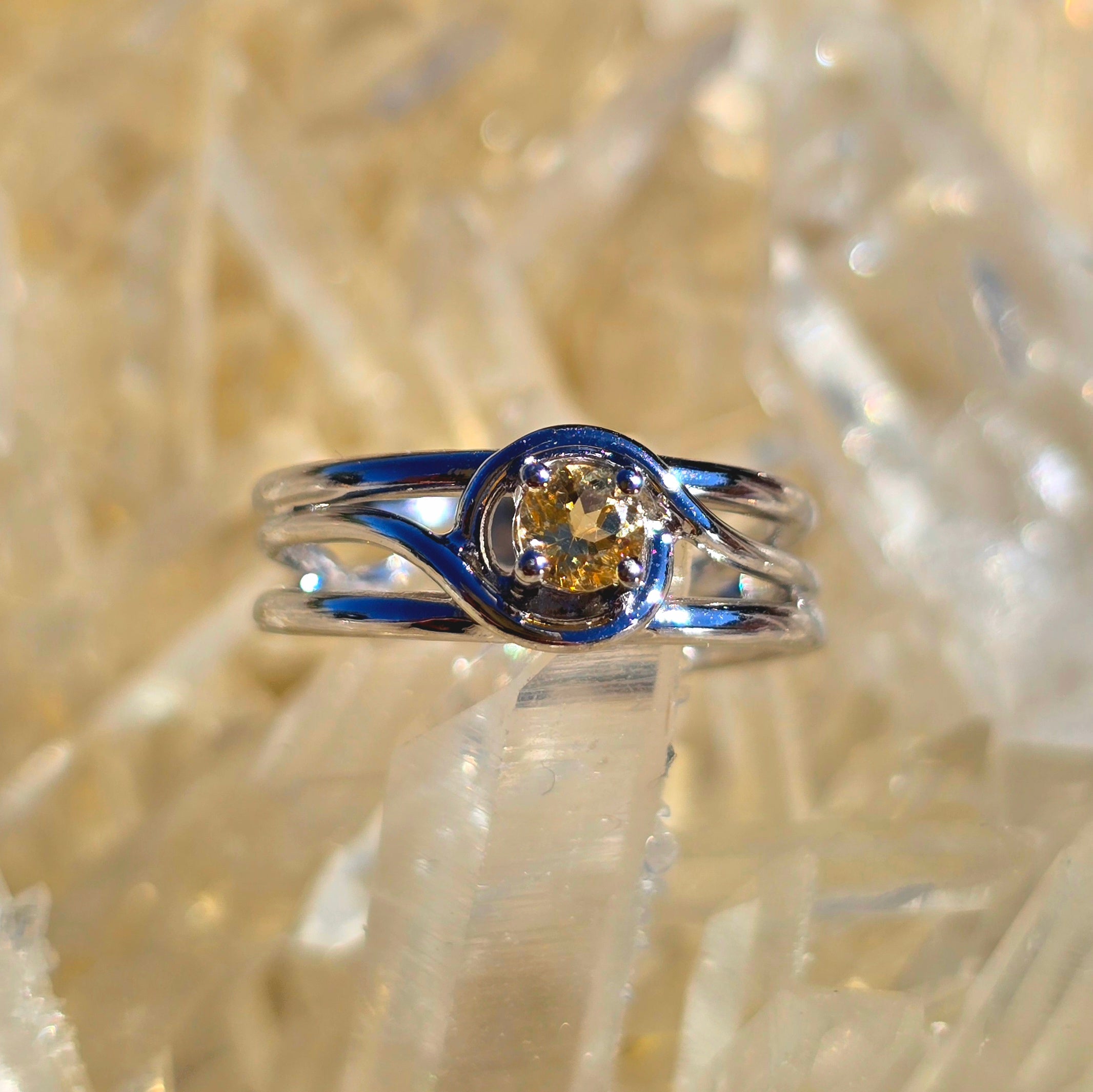 Radiant Ritual Holiday Set | Choker Bracelet Midi Ring + Luxury 7-Chakra Stone Set | Citrine Rose Quartz Amethyst Black Tourmaline