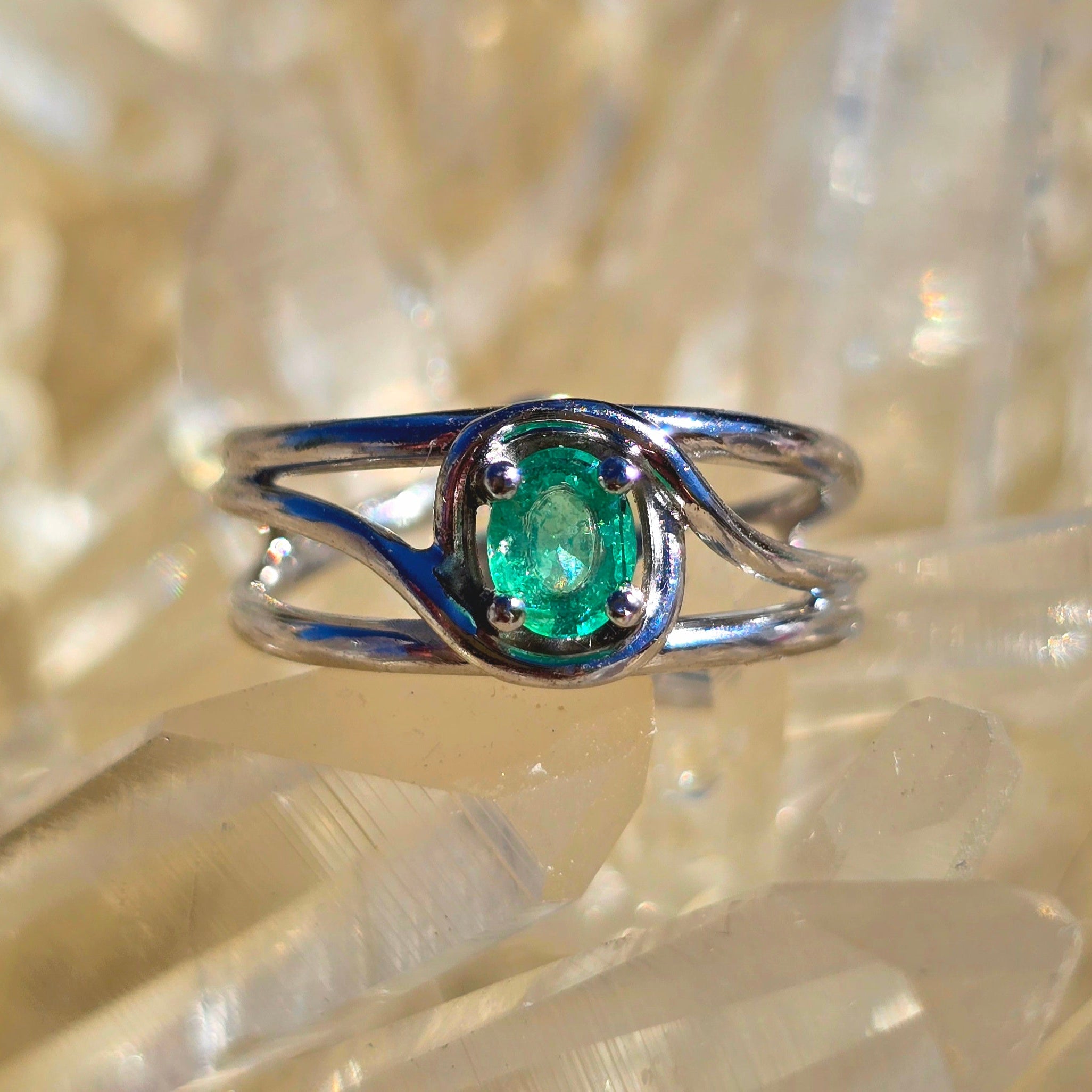 Enchantress Energy Holiday Set | Colombian Emerald Ruby Sapphire Fine Jewelry Collection | Rings Necklace Bracelet + Luxury 7-Chakra Stone Set