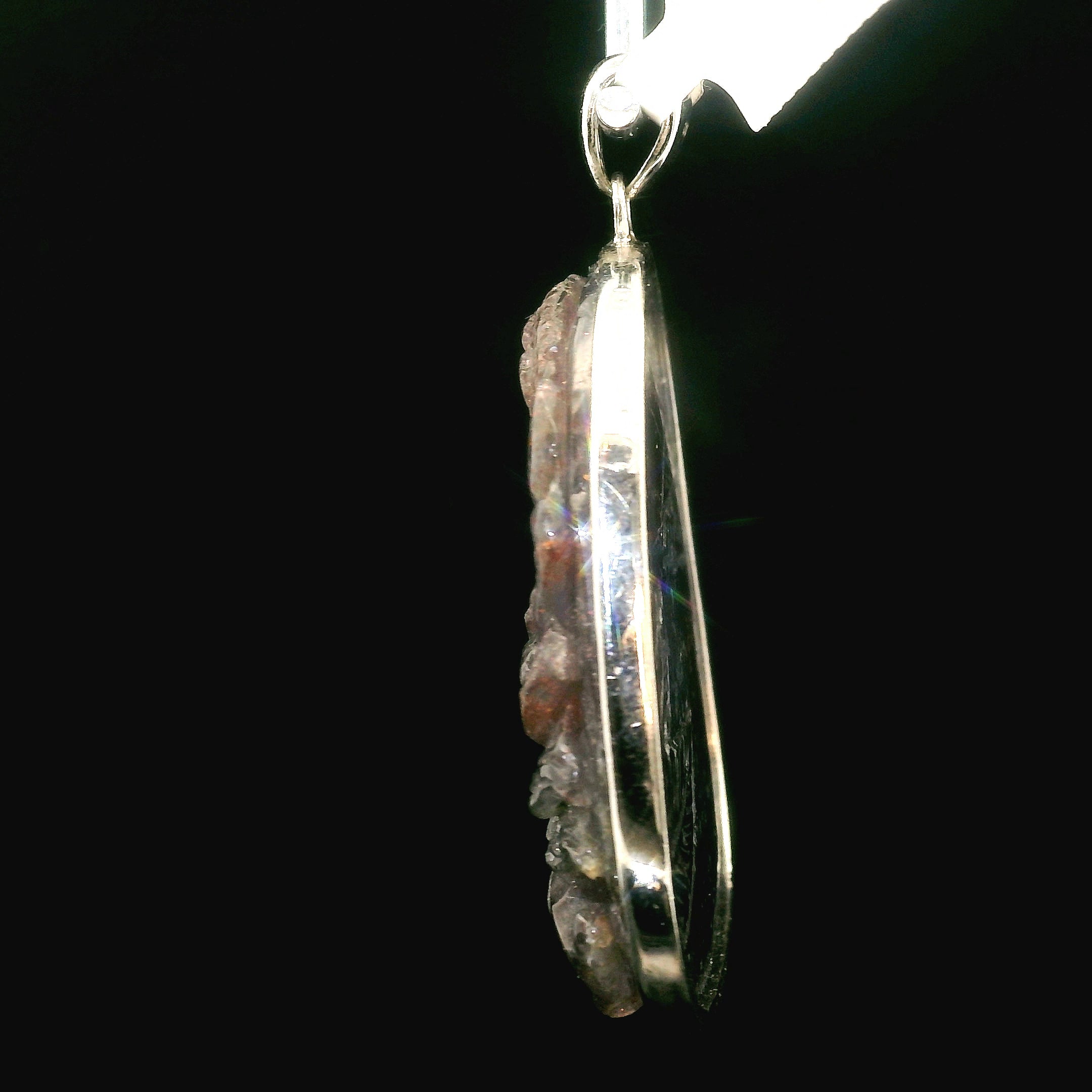 Iolite with Sunstone Dragon Pendant for Sharp Intuition & Visions