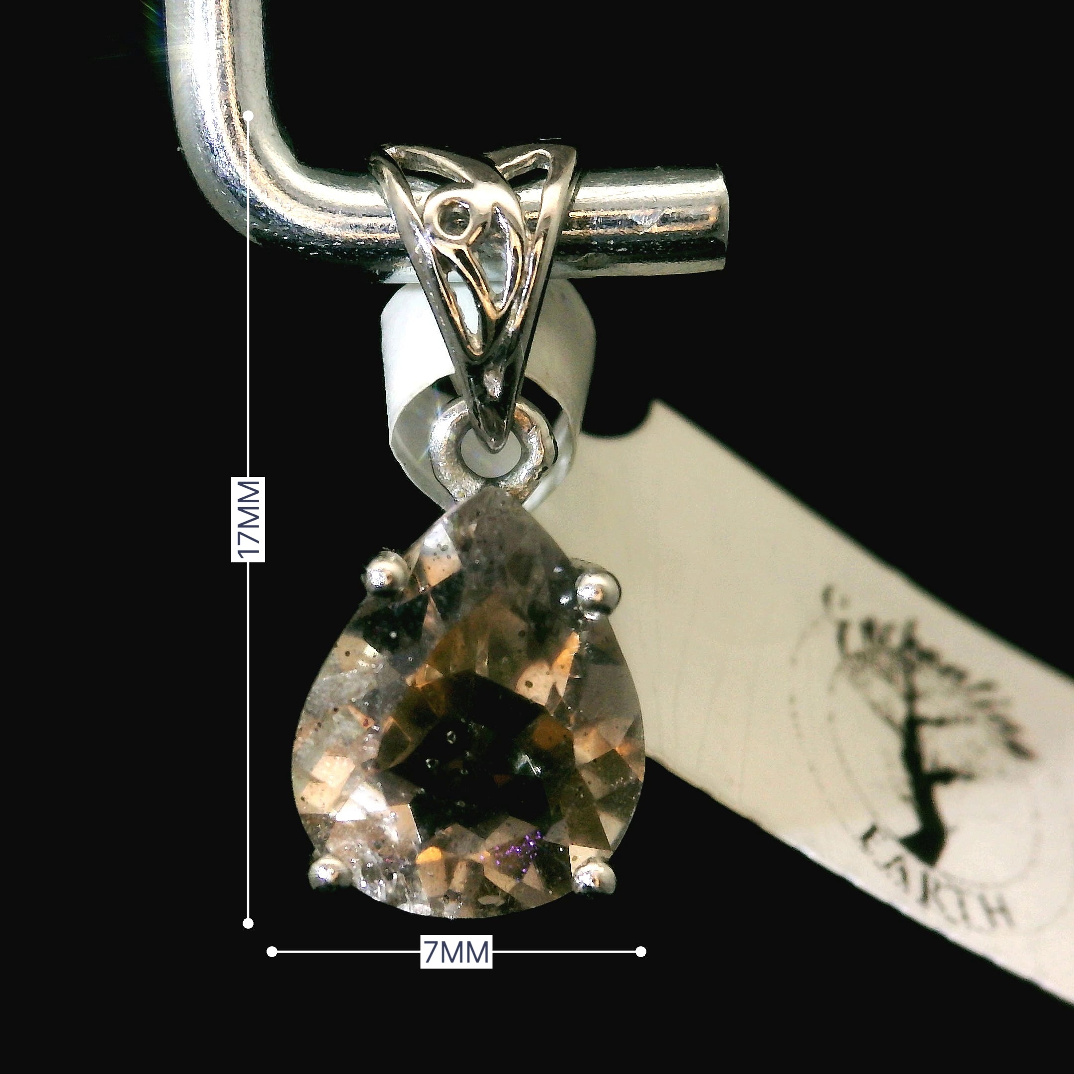 Pink Fire Covellite in Quartz .925 Silver Pendant for Spiritual Evolution and Energy Flow