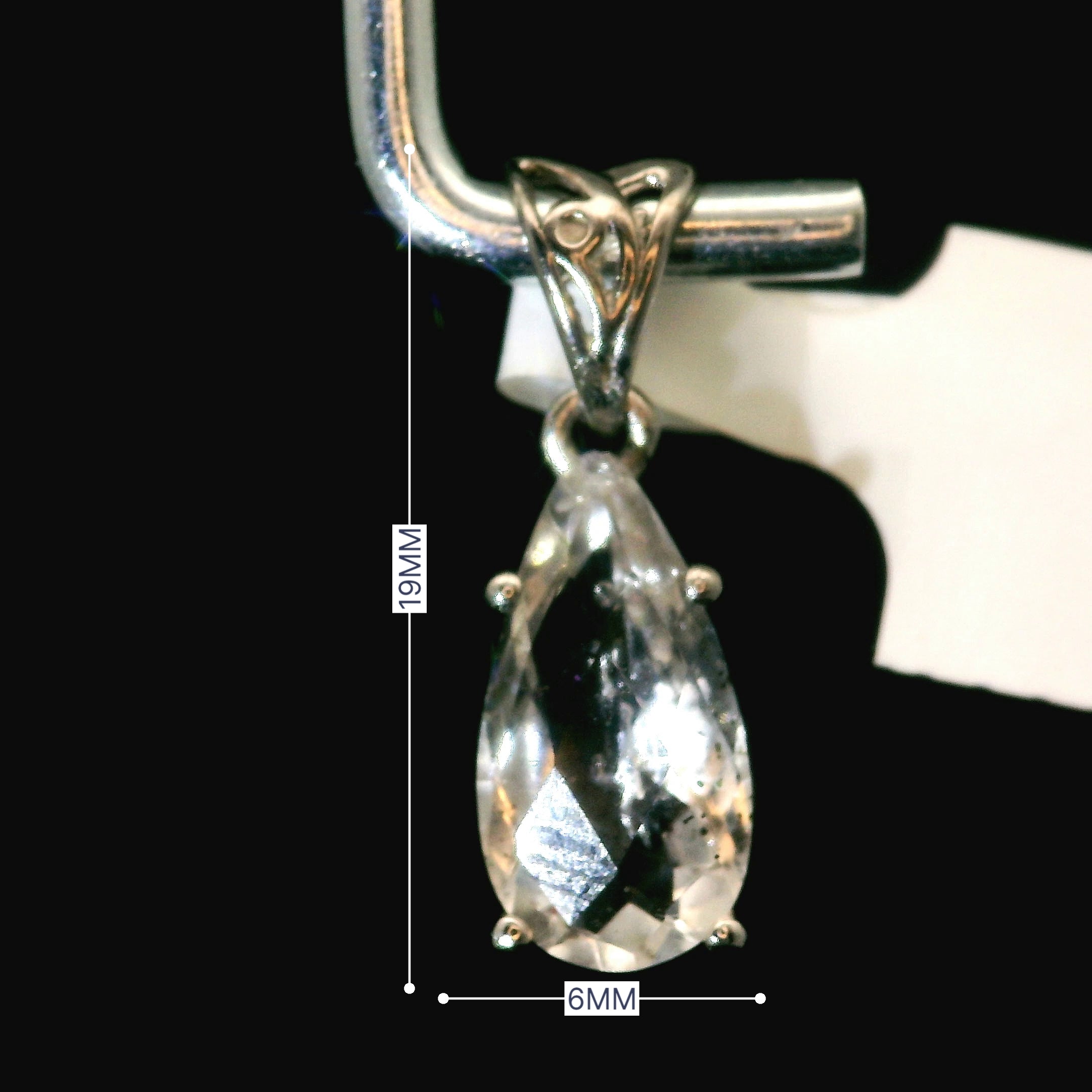 Pink Fire Covellite in Quartz .925 Silver Pendant for Spiritual Evolution and Energy Flow