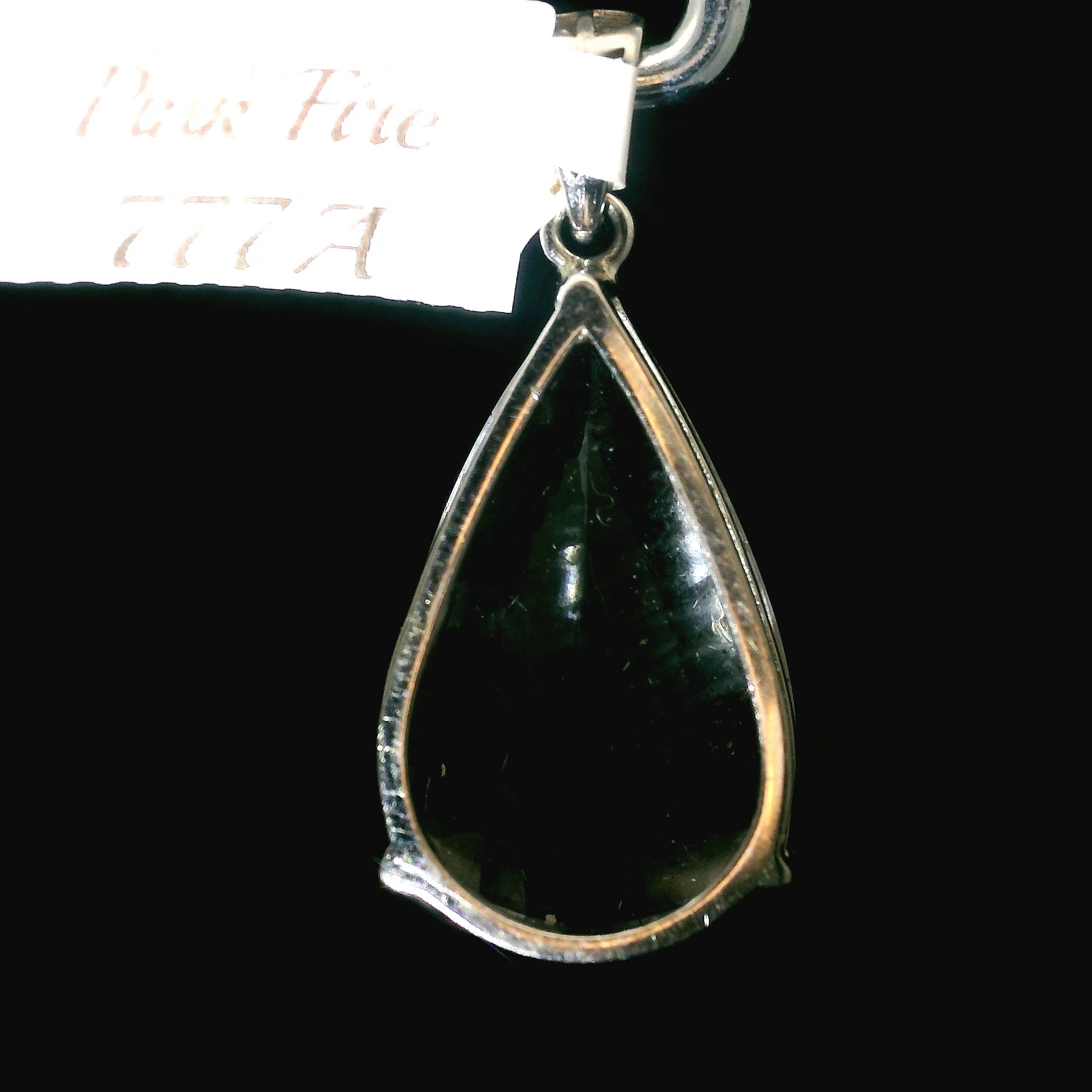 Pink Fire Covellite in Quartz .925 Silver Pendant for Spiritual Evolution and Energy Flow