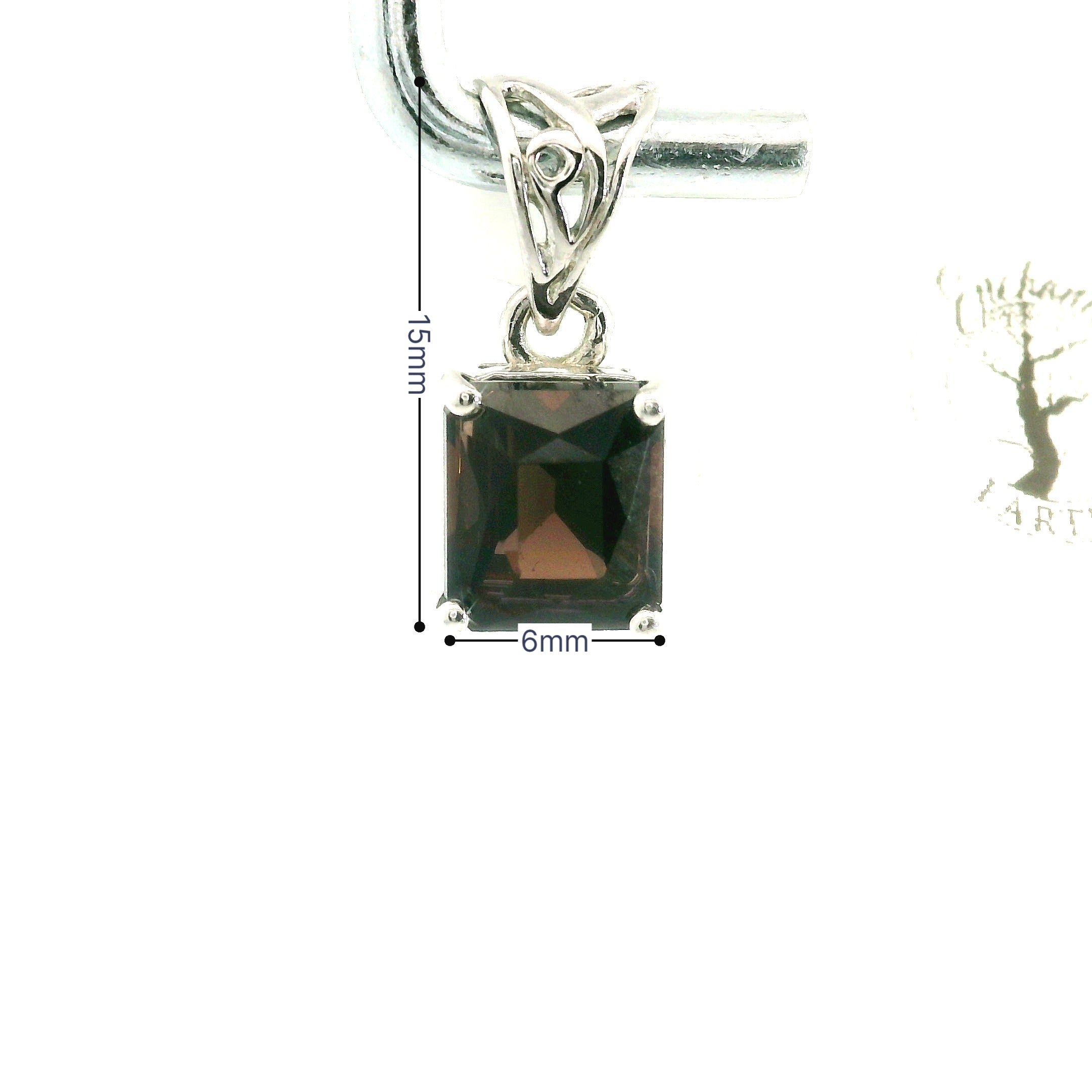 Axinite Pendant .925 Silver for Clarity, Grounding, Energetic & Wisdom on your Journey