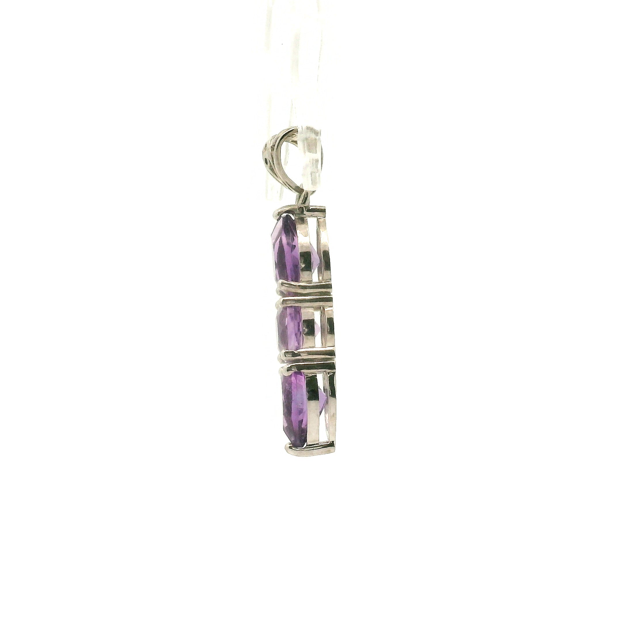 Wand Pendant .925 Silver for Intuition, Luck, Protection and Purification
