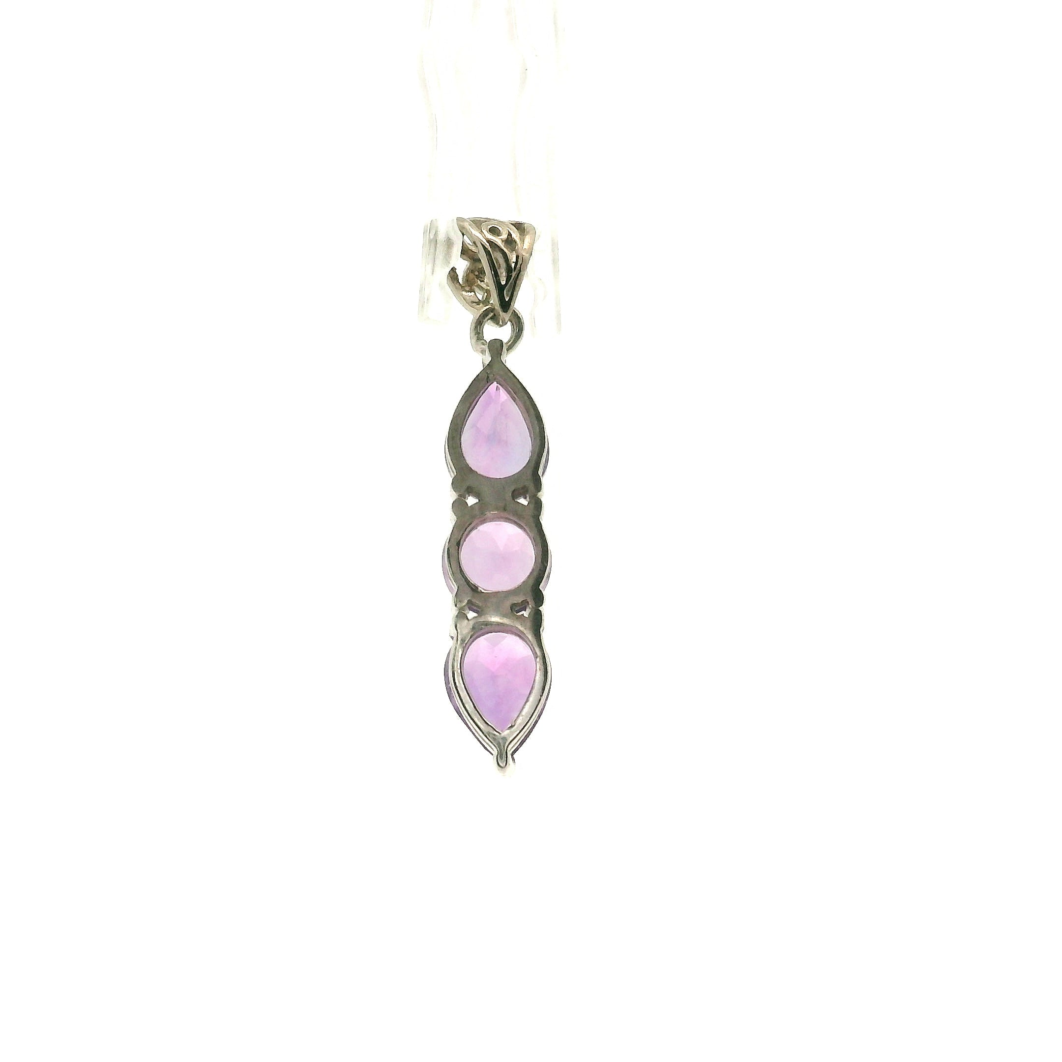 Wand Pendant .925 Silver for Intuition, Luck, Protection and Purification