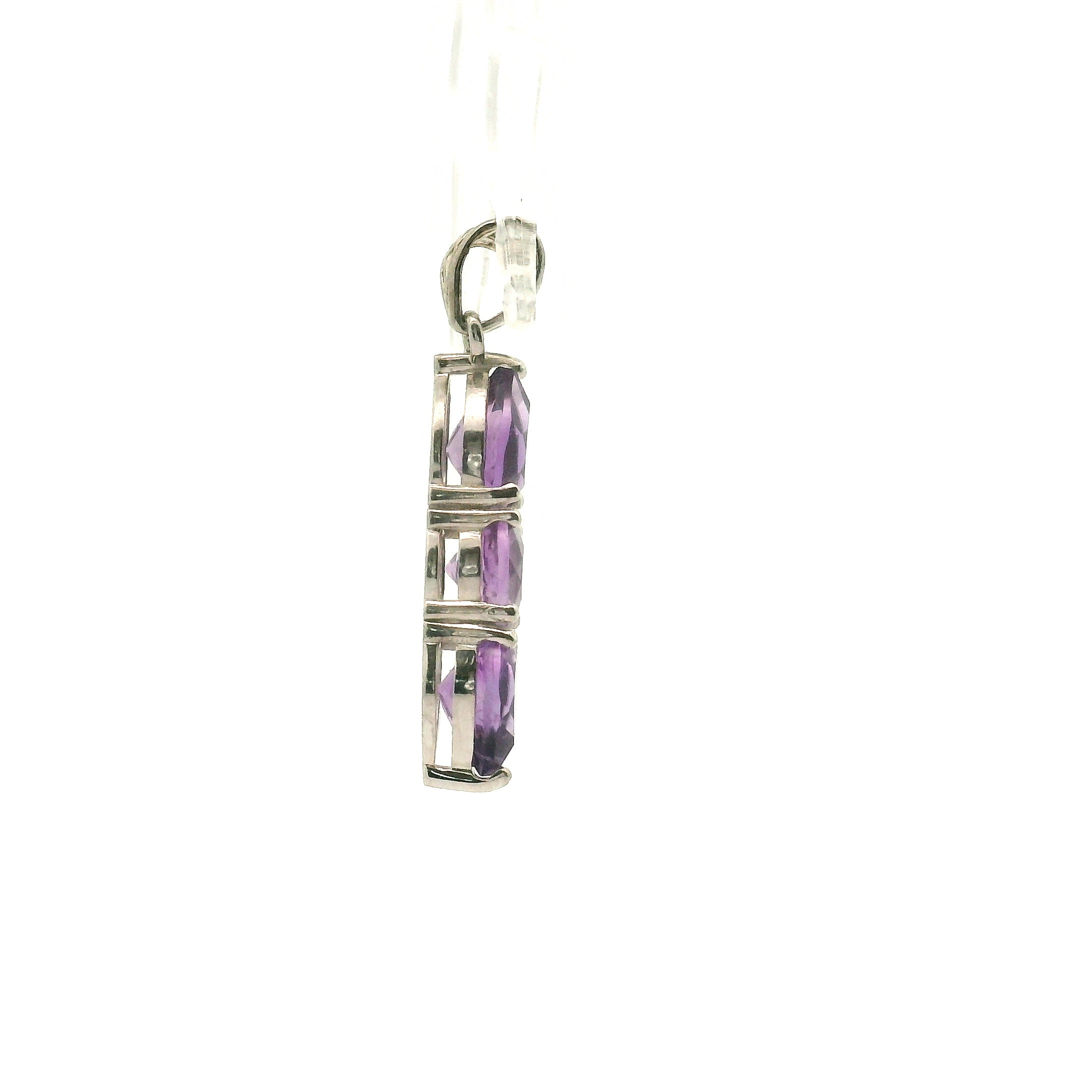 Wand Pendant .925 Silver for Intuition, Luck, Protection and Purification
