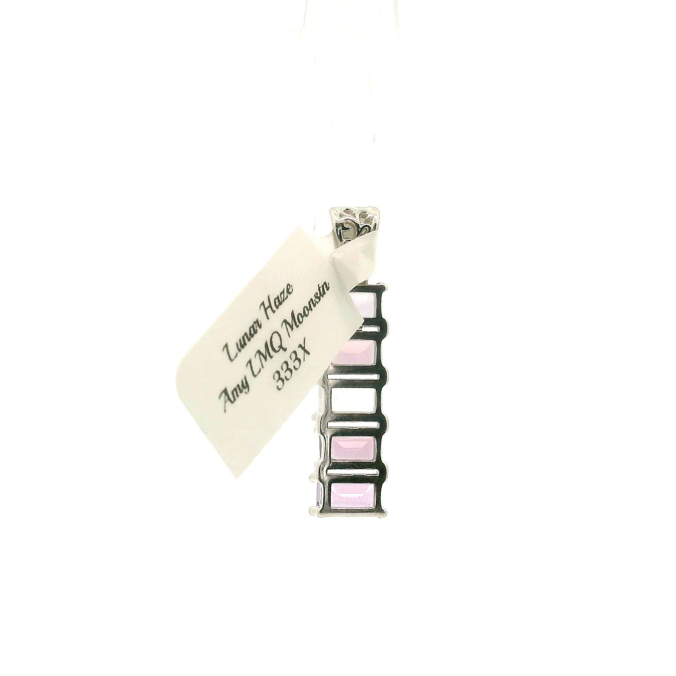 Rectangle Stacker Pendant .925 Silver for Healing, Intention Setting and Manifesting your Desires