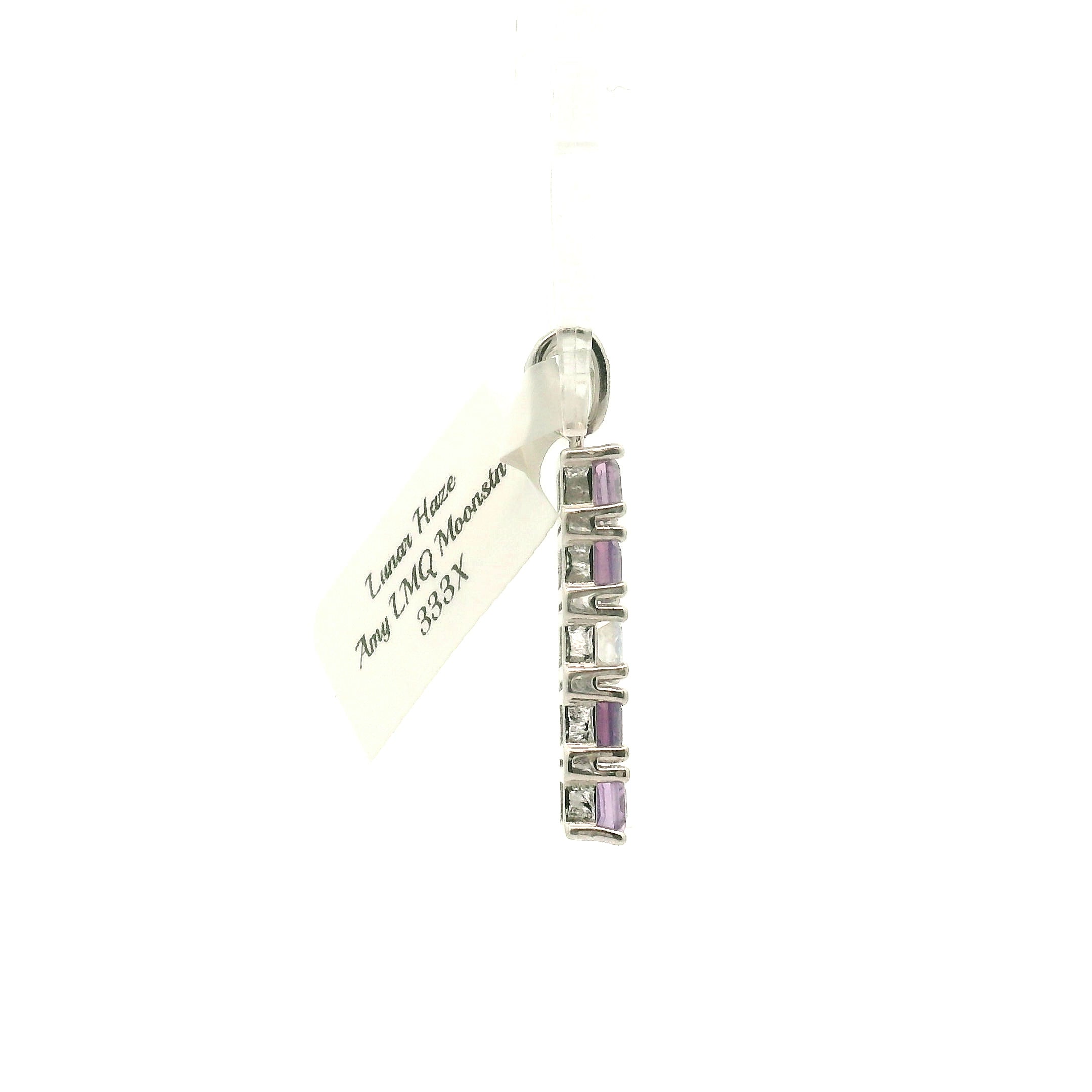 Rectangle Stacker Pendant .925 Silver for Healing, Intention Setting and Manifesting your Desires