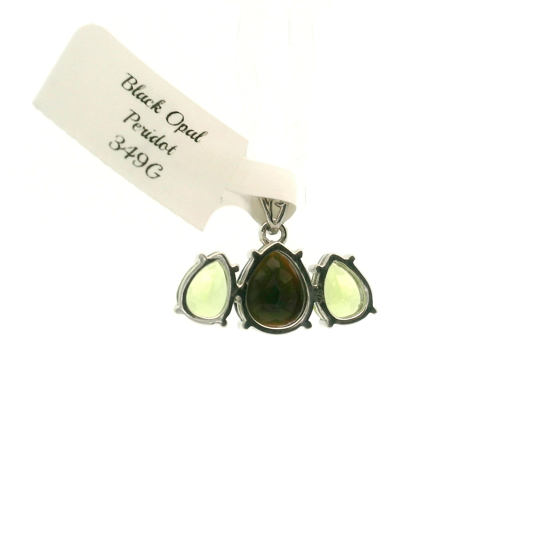 Triple Stone Enchanting Crown Pendant .925 Silver for Embracing your Power