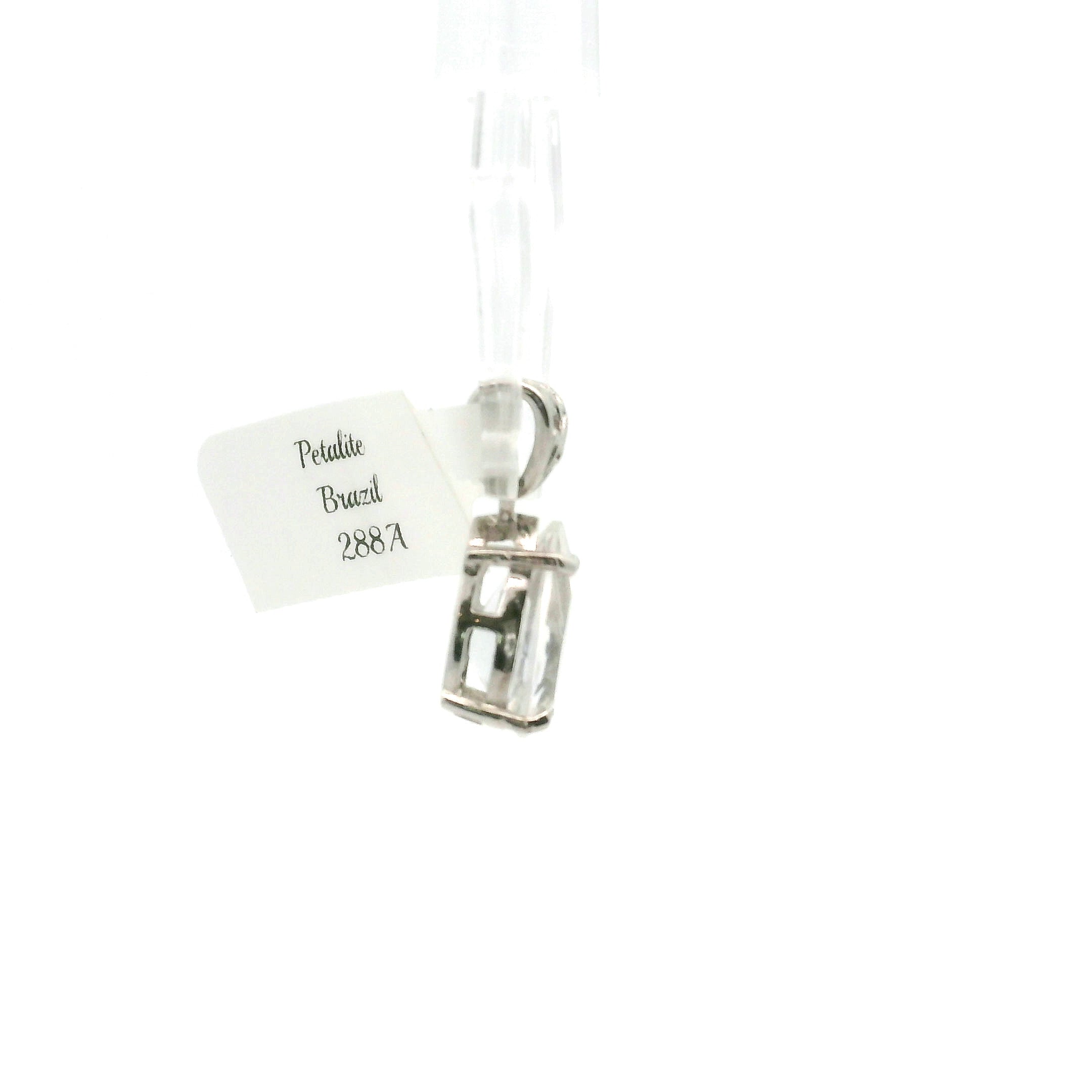 Petalite Pendant .925 Silver for Profound Healing and Spiritual Advancement