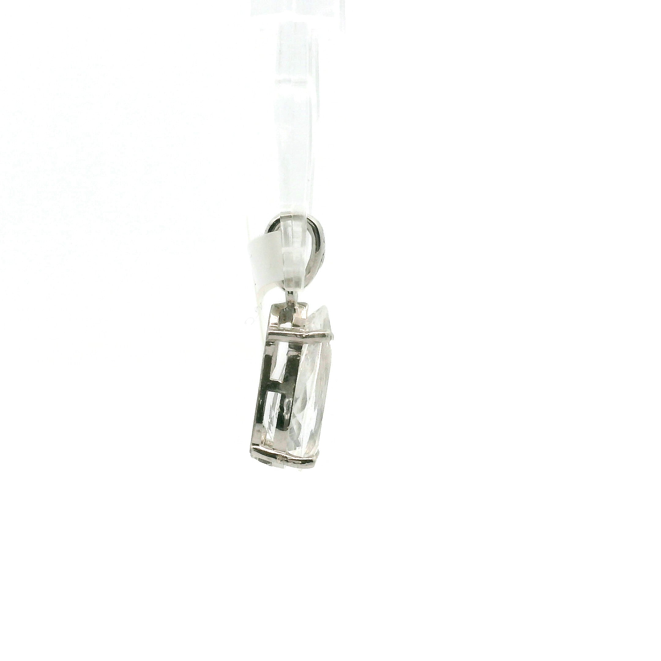 Pollucite Pendant 925 Silver for Good Luck, Protection and Connection to Source