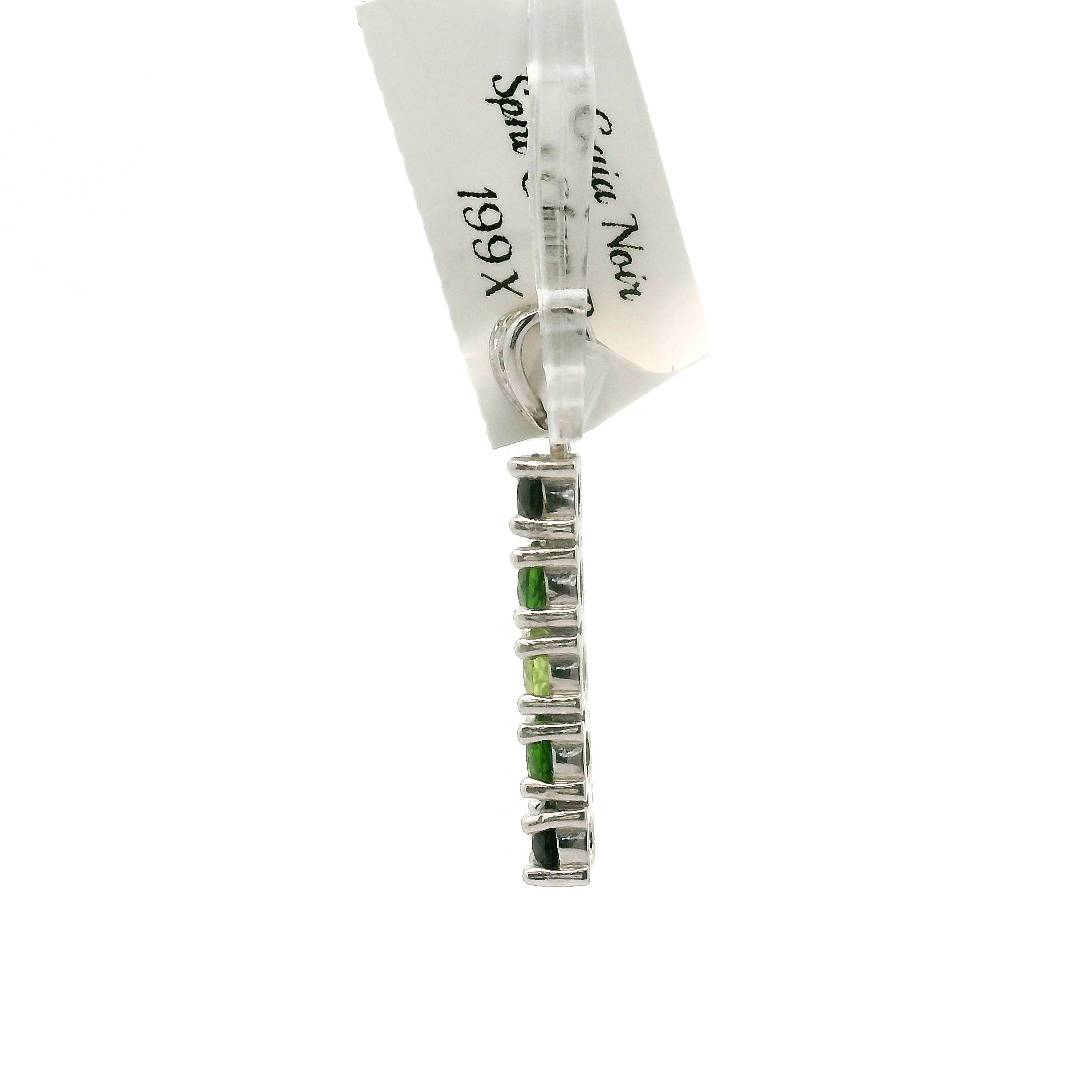 Multi-stone Stacker Pendant .925 Silver for Healing, Intention Setting and Manifesting your Desires