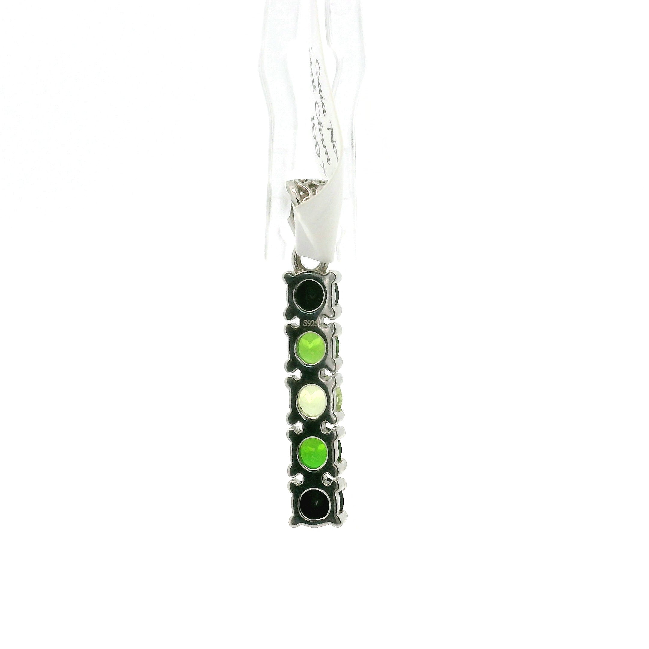 Multi-stone Stacker Pendant .925 Silver for Healing, Intention Setting and Manifesting your Desires