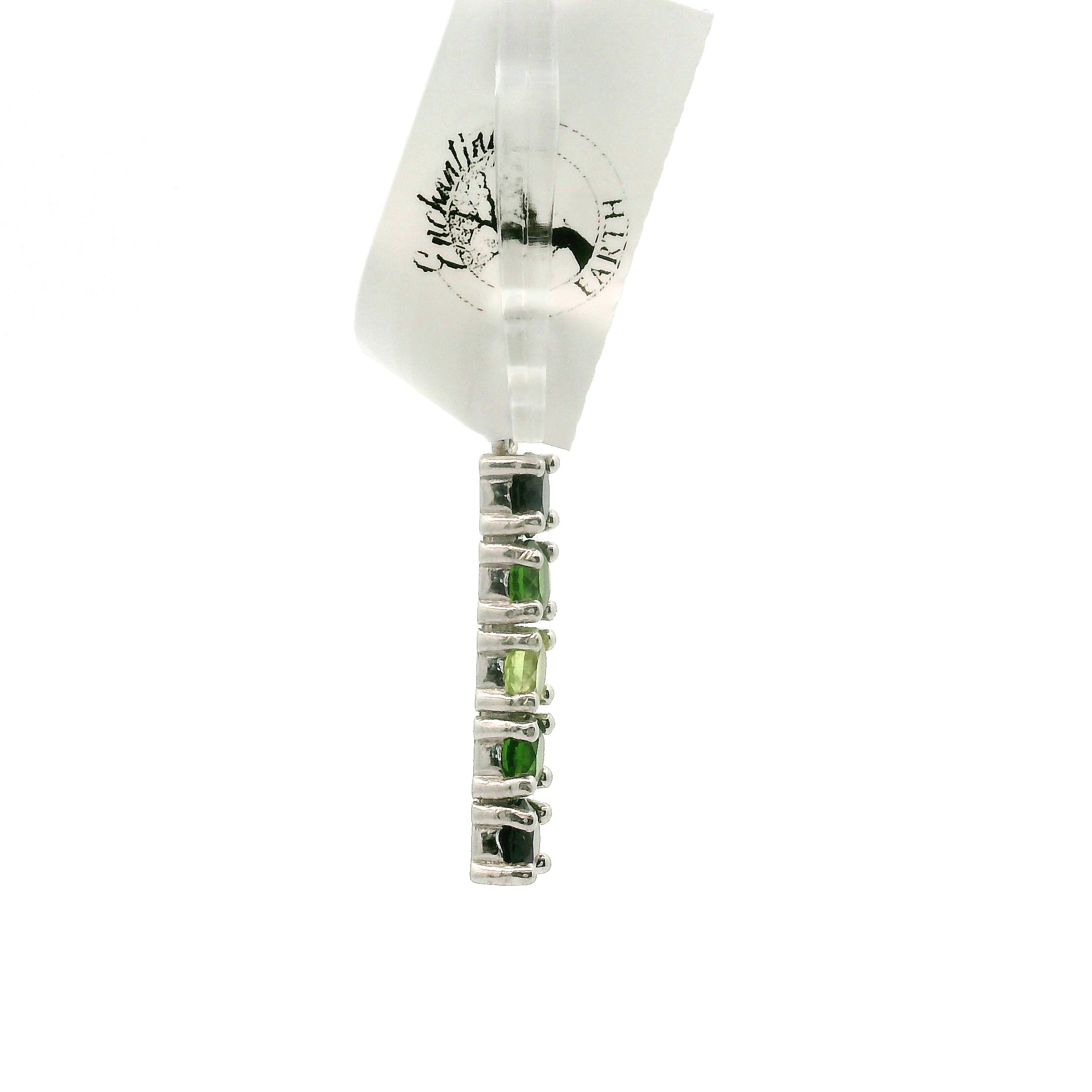 Multi-stone Stacker Pendant .925 Silver for Healing, Intention Setting and Manifesting your Desires