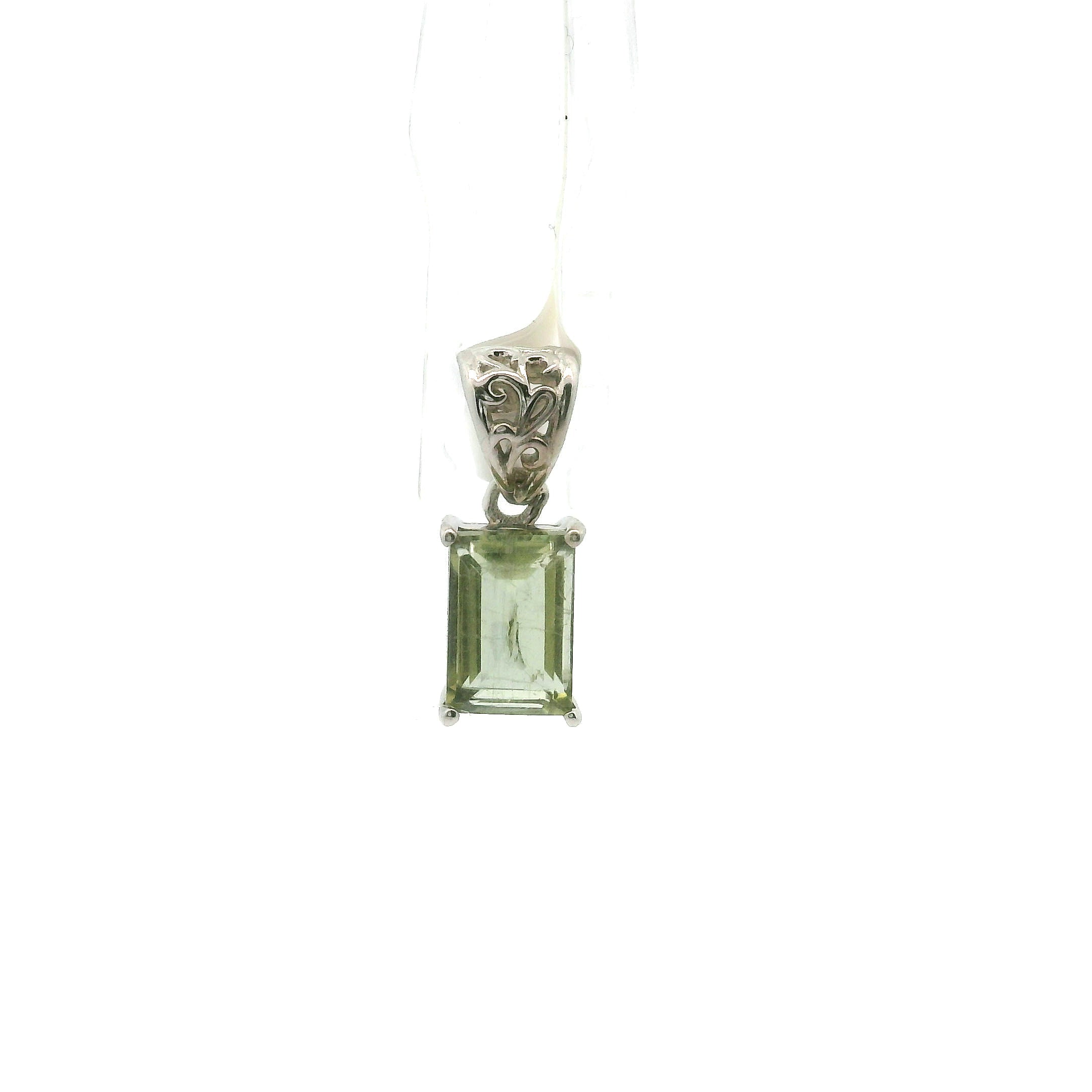 Rutilated Zoisite Pendant .925 Silver for Elevating your Consciousness