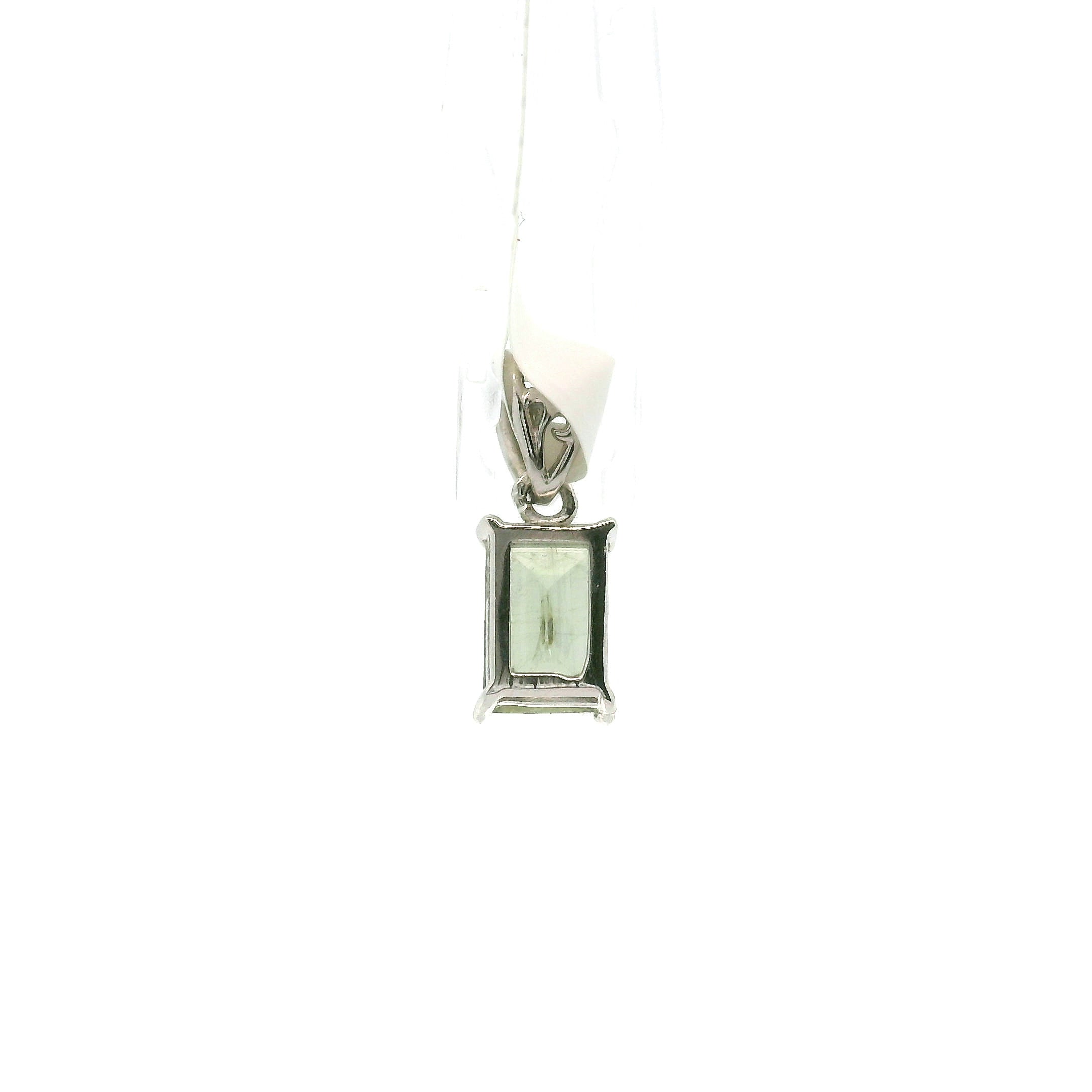 Rutilated Zoisite Pendant .925 Silver for Elevating your Consciousness