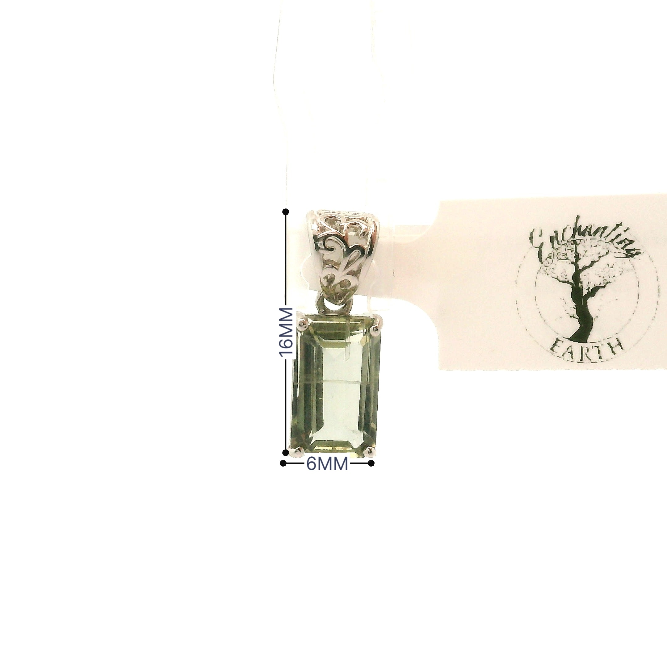 Rutilated Zoisite Pendant .925 Silver for Elevating your Consciousness