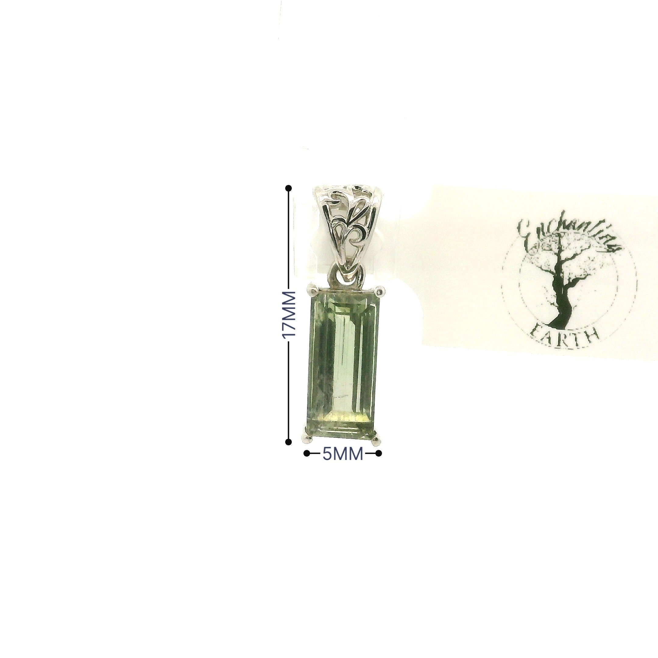 Rutilated Zoisite Pendant .925 Silver for Elevating your Consciousness