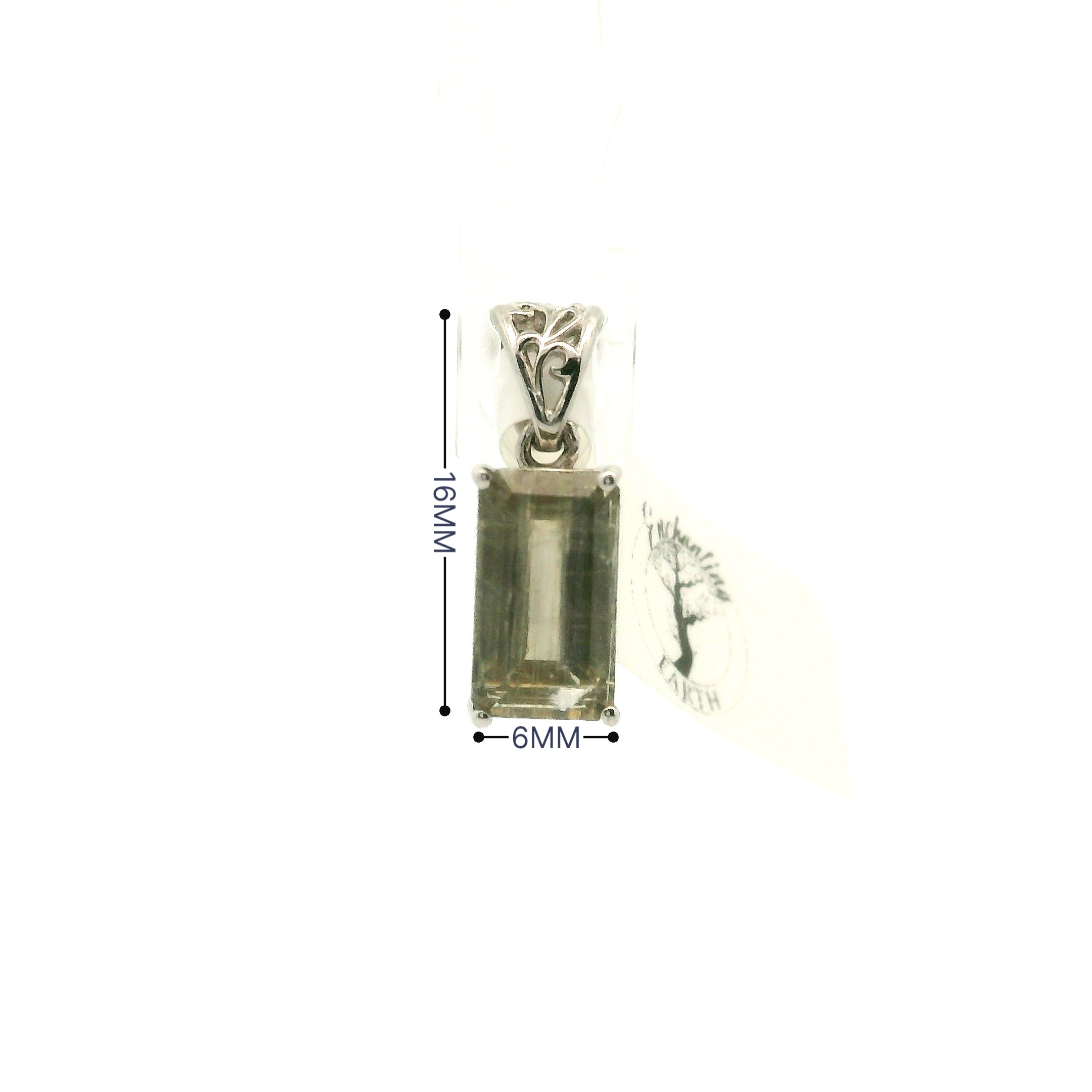 Rutilated Zoisite Pendant .925 Silver for Elevating your Consciousness