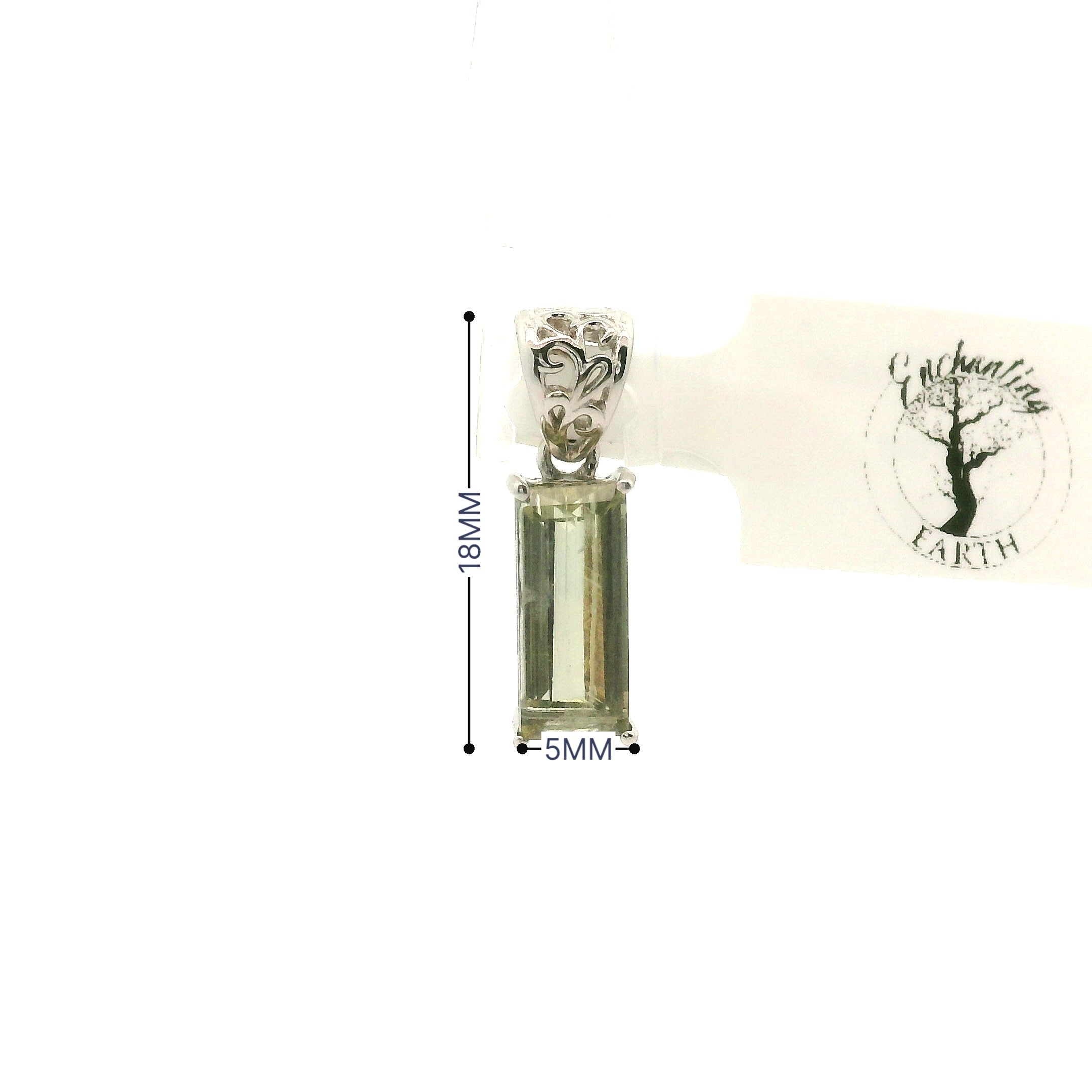 Rutilated Zoisite Pendant .925 Silver for Elevating your Consciousness