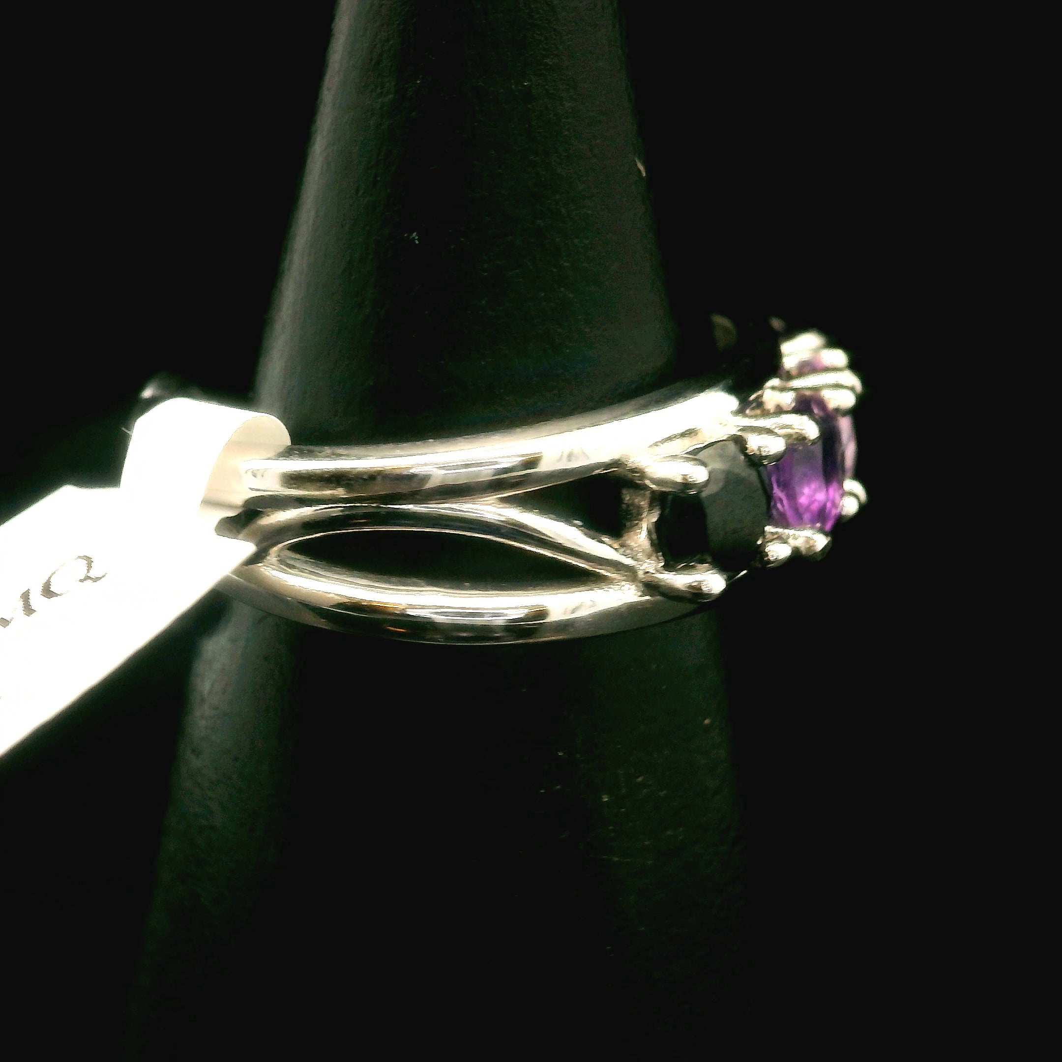 Multi-stone Stacker Cuff Ring .925 Silver for Healing, Intention Setting and Manifesting your Desires