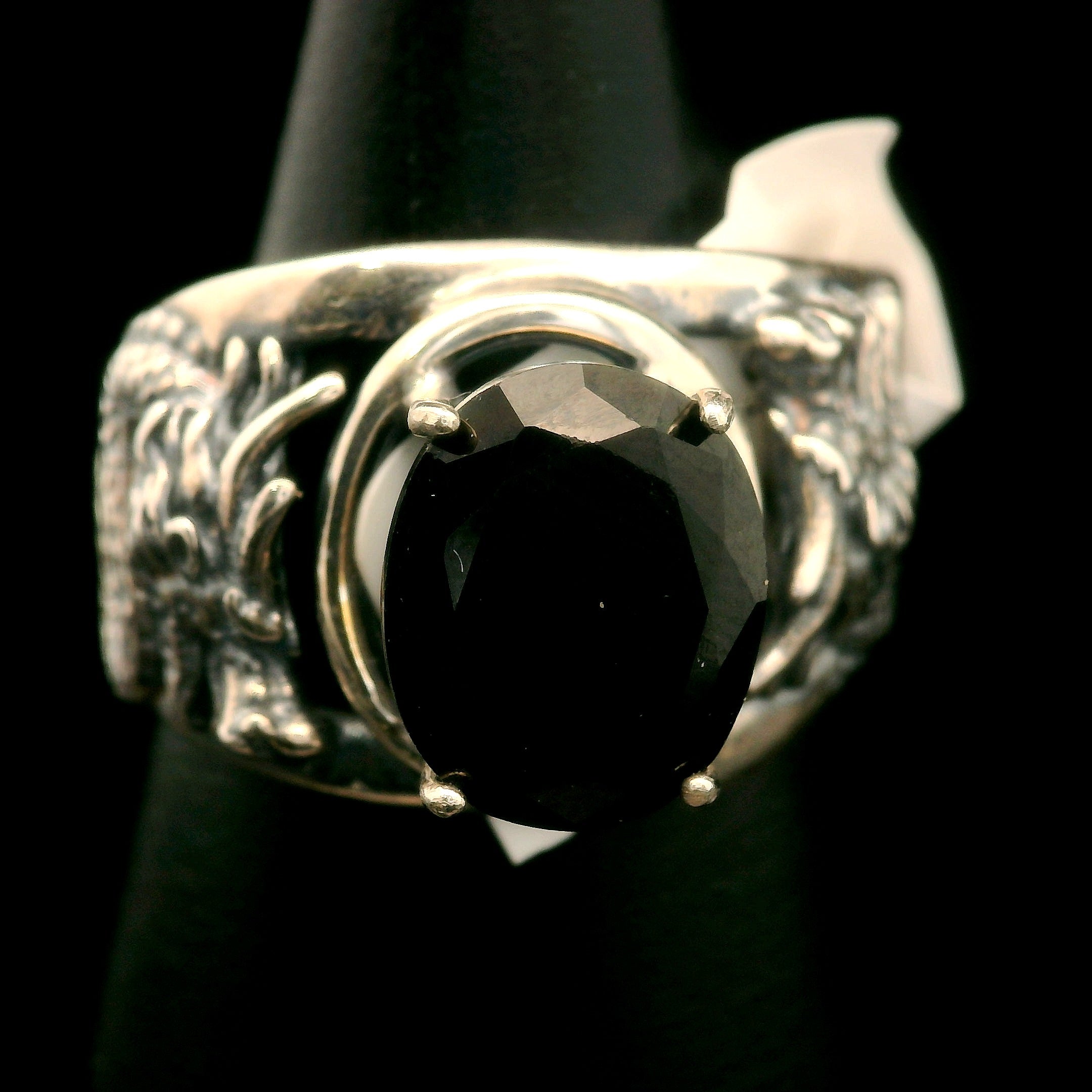 Dragon Cuff Ring 925 Silver for Courage, Protection and Personal Power