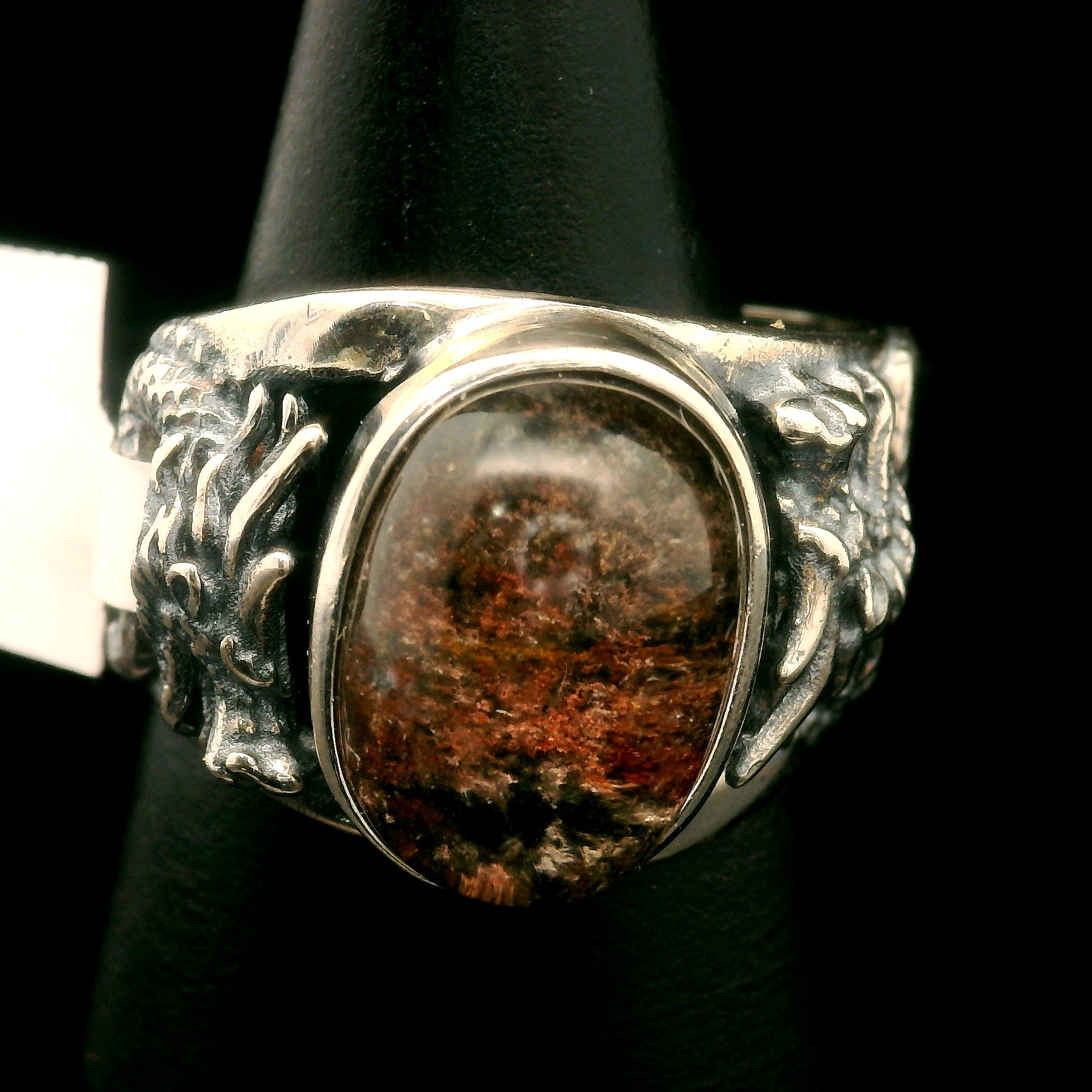 Dragon Cuff Ring 925 Silver for Courage, Protection and Personal Power