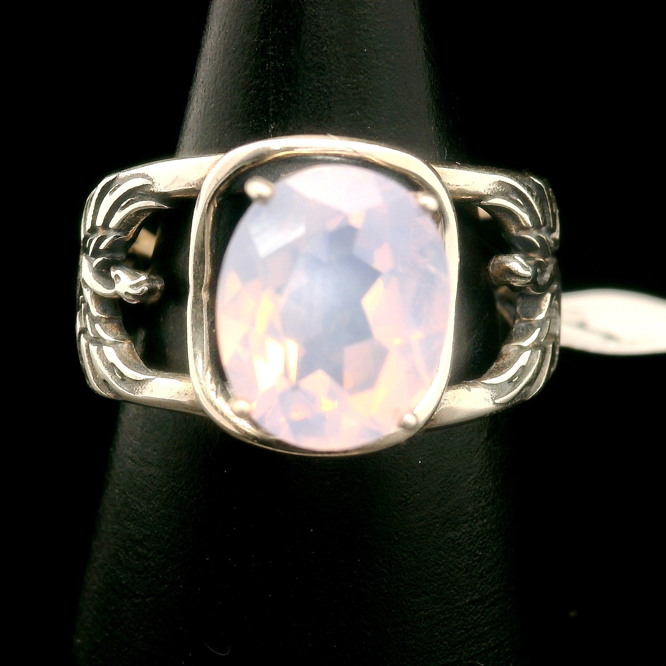 Phoenix Cuff Ring 925 Silver for Courage, Rebirth and Transformation