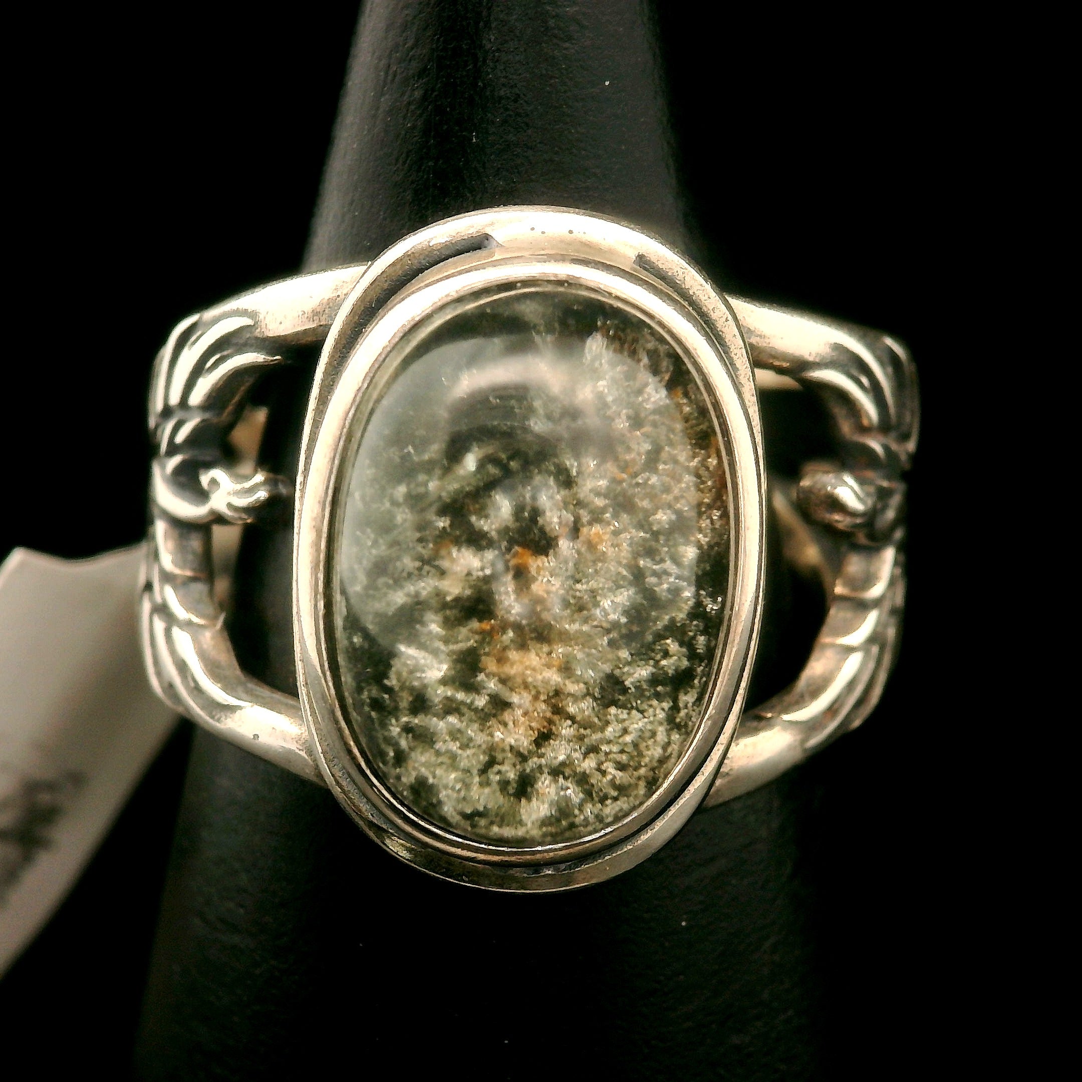 Phoenix Cuff Ring 925 Silver for Courage, Rebirth and Transformation