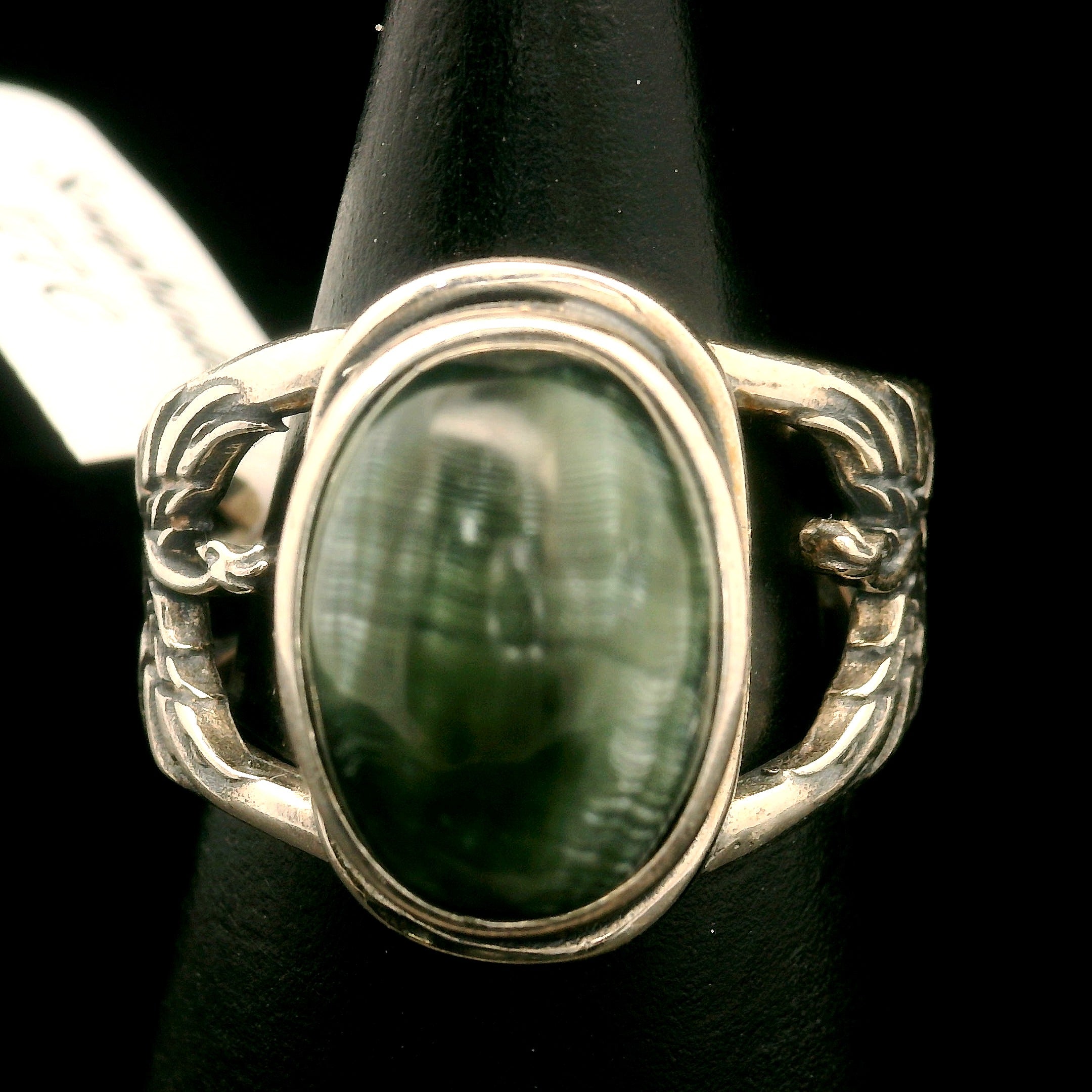 Phoenix Cuff Ring 925 Silver for Courage, Rebirth and Transformation