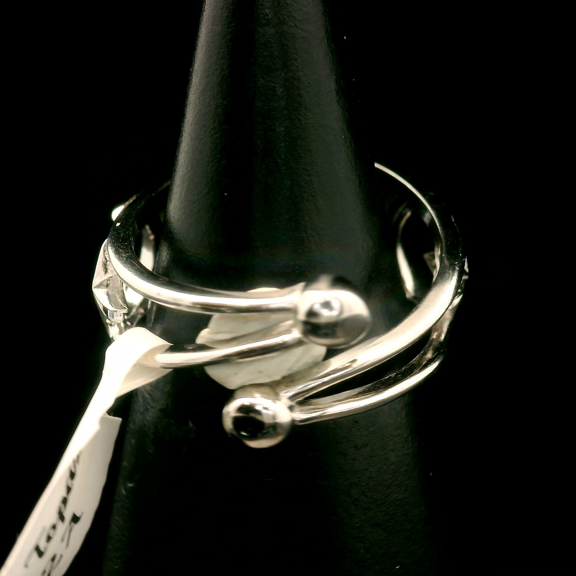 Mystic Topaz Tripple Cuff Ring .925 Silver for Overall Health & Healing of the Body