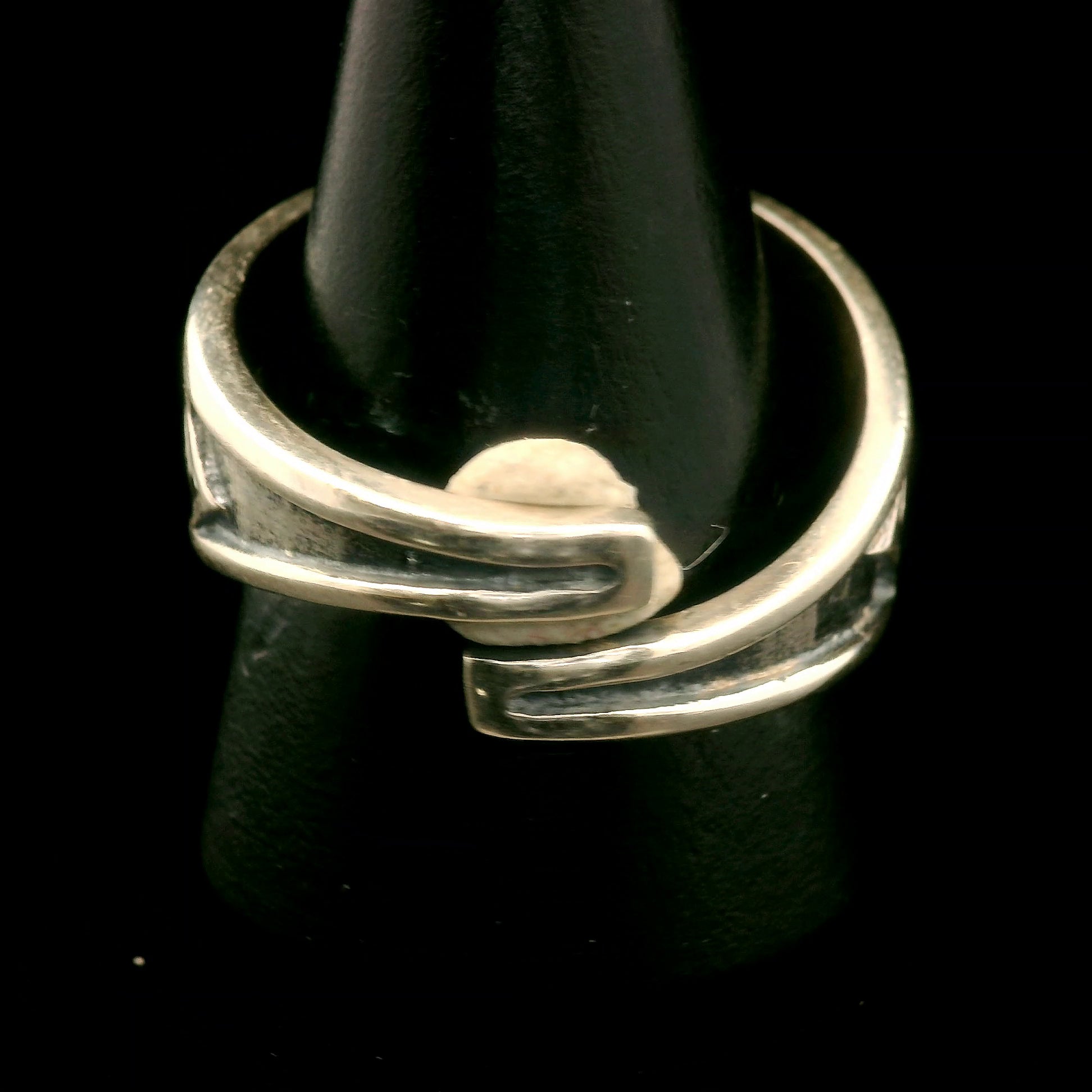 Amethyst Tribal Cuff Ring .925 Silver for Enhancing your Intuitive Gifts