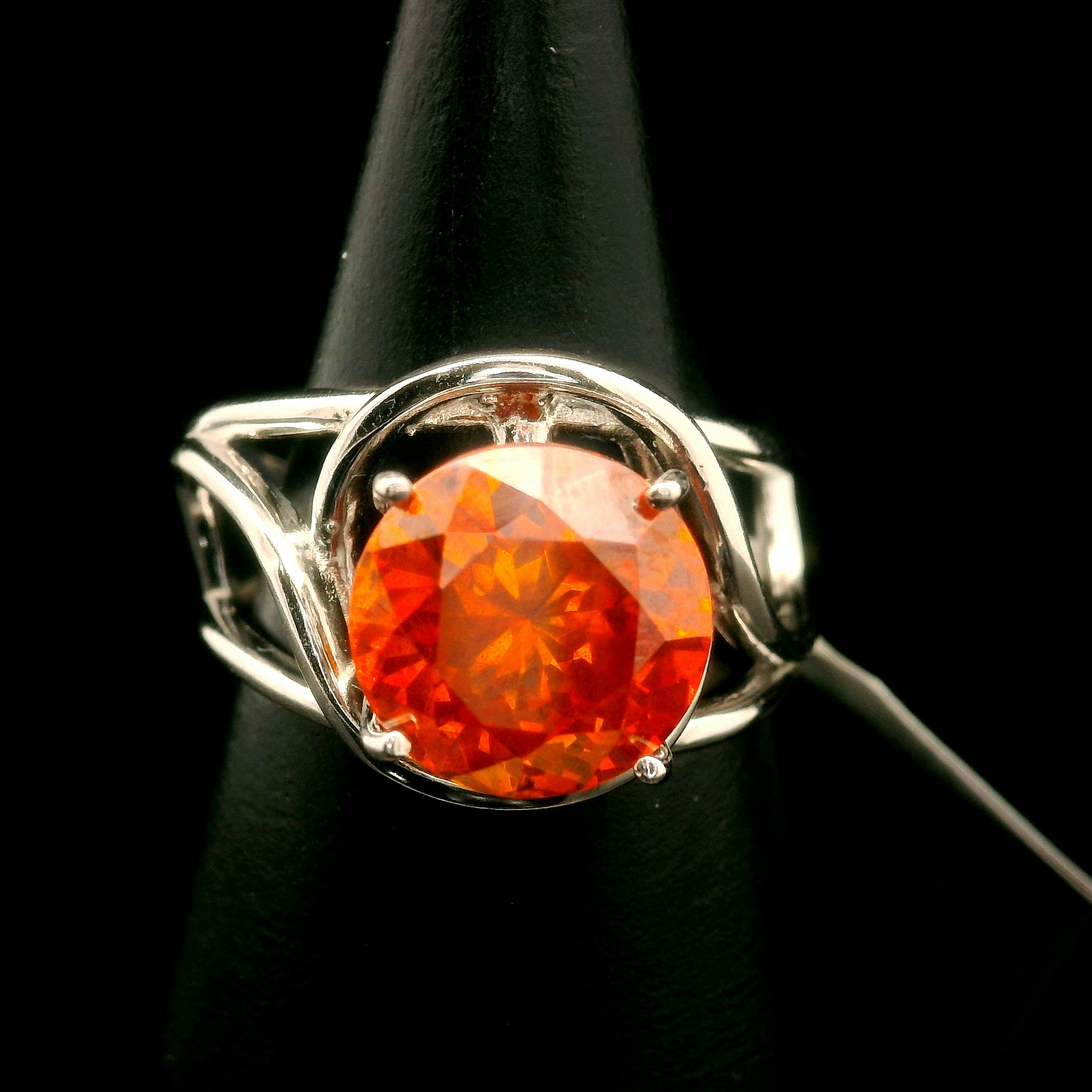 Sphalerite Cuff Ring .925 Silver for Clarity, Inspiration, Manifestation and Protection