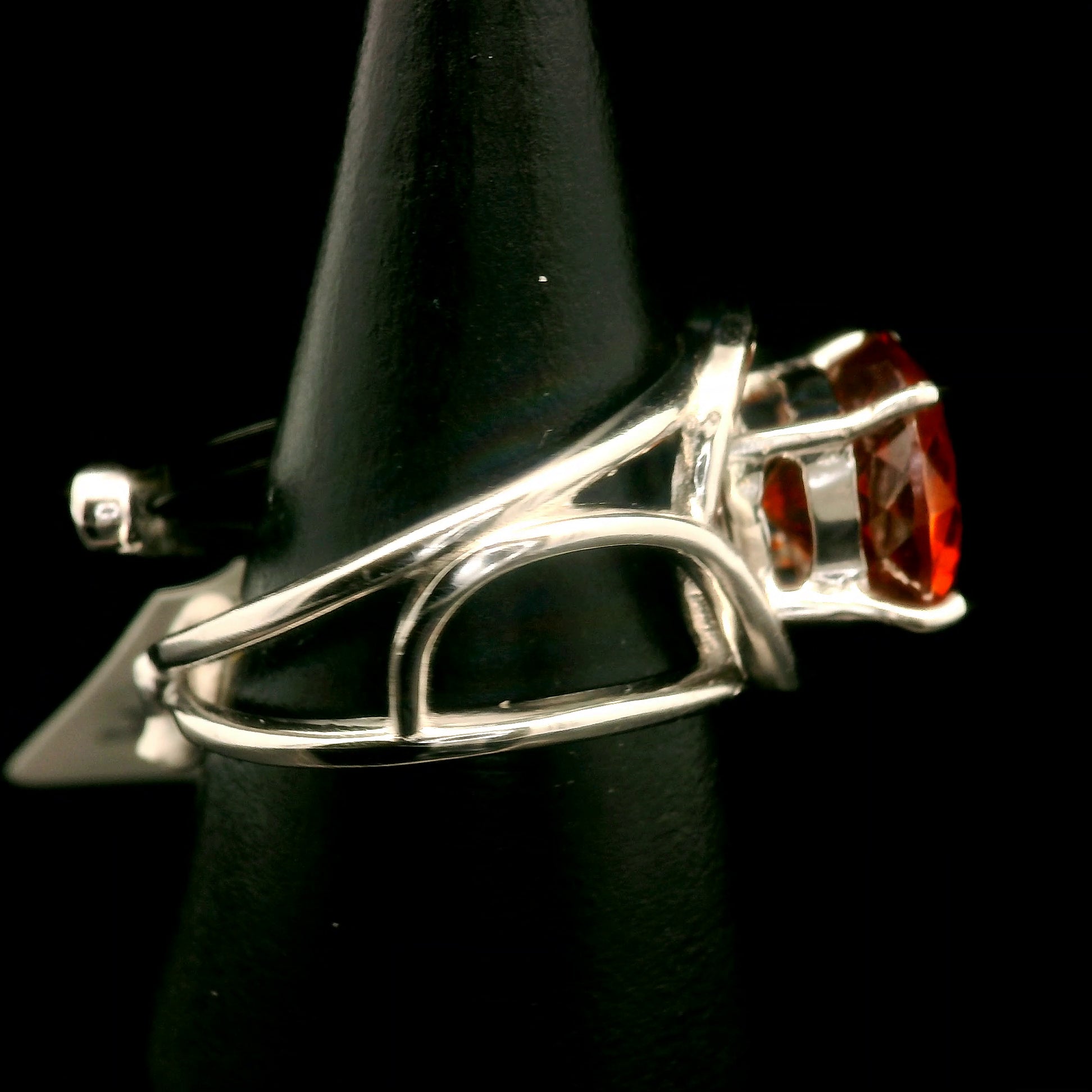 Sphalerite Cuff Ring .925 Silver for Clarity, Inspiration, Manifestation and Protection
