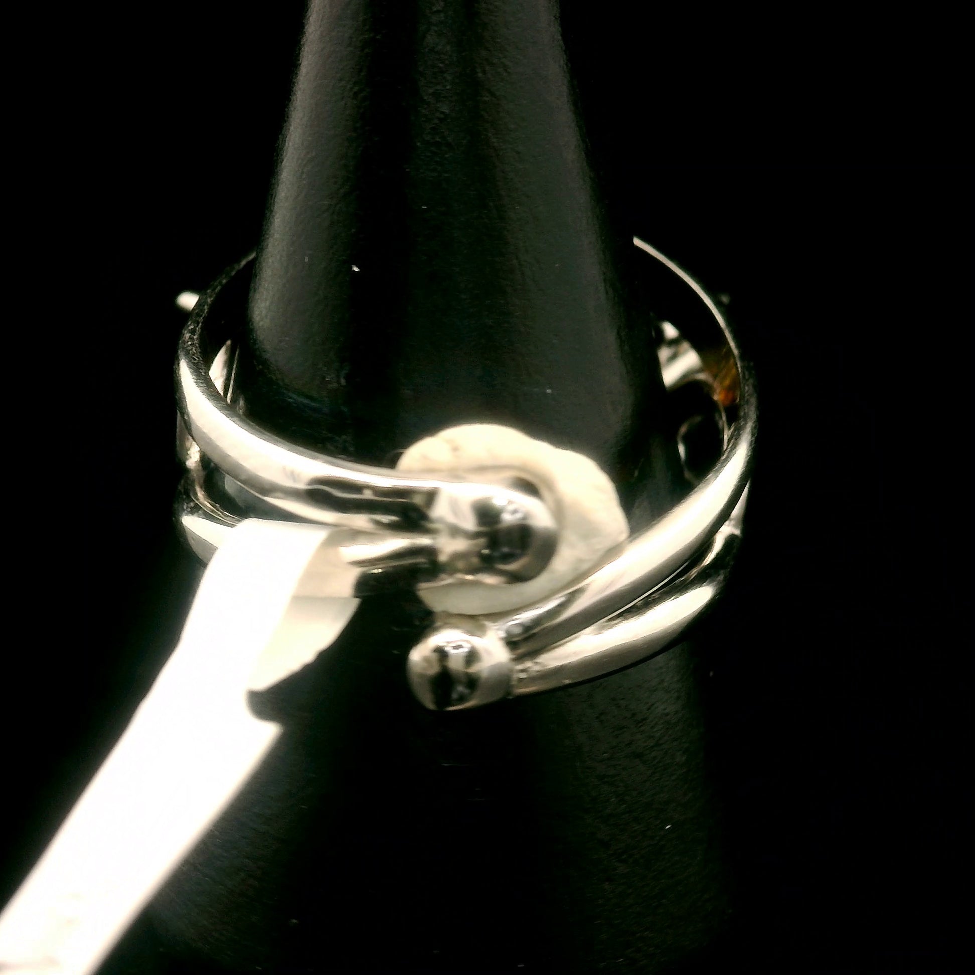 Sphalerite Crown Ring .925 Silver for Clarity, Inspiration, Manifestation and Protection