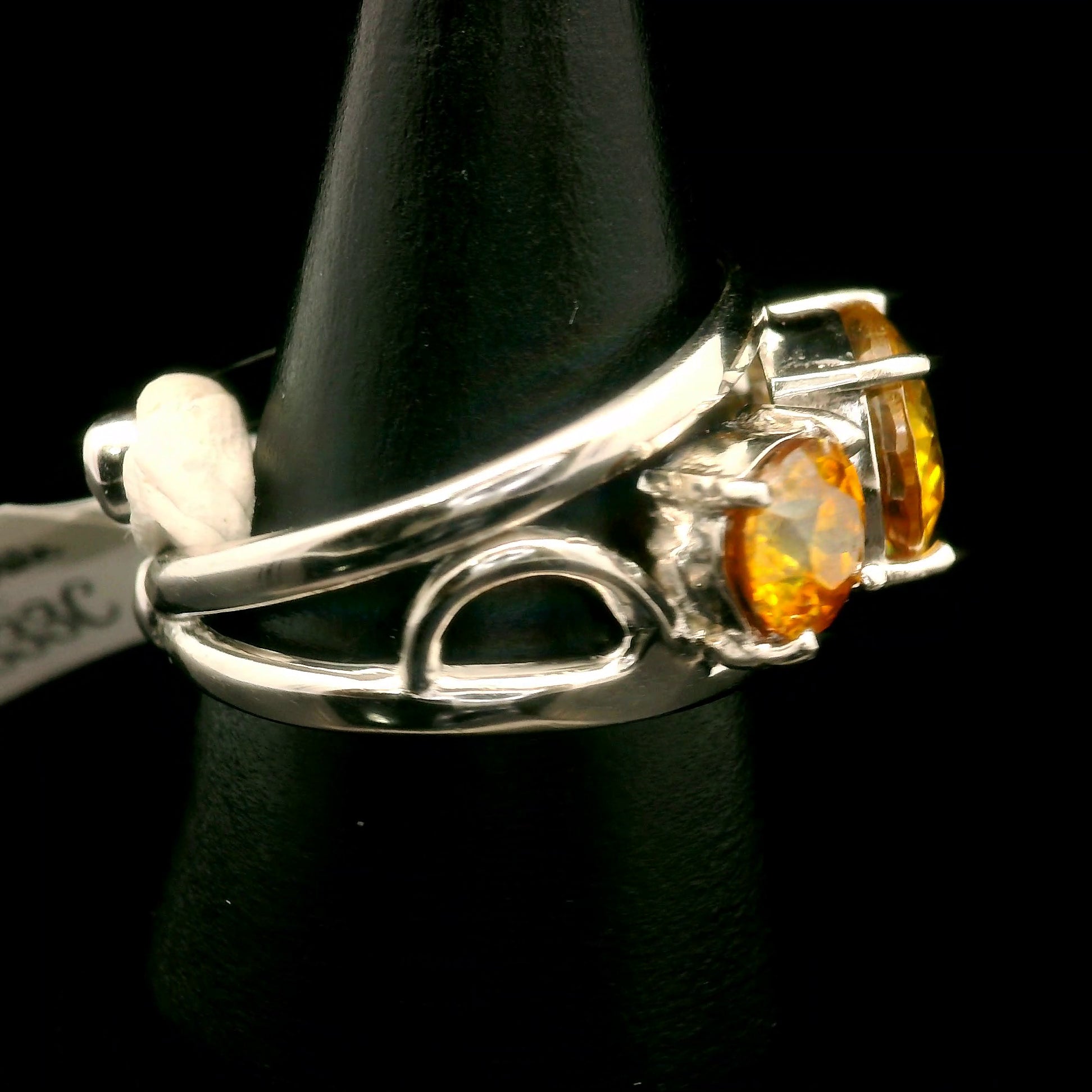 Sphalerite Crown Ring .925 Silver for Clarity, Inspiration, Manifestation and Protection