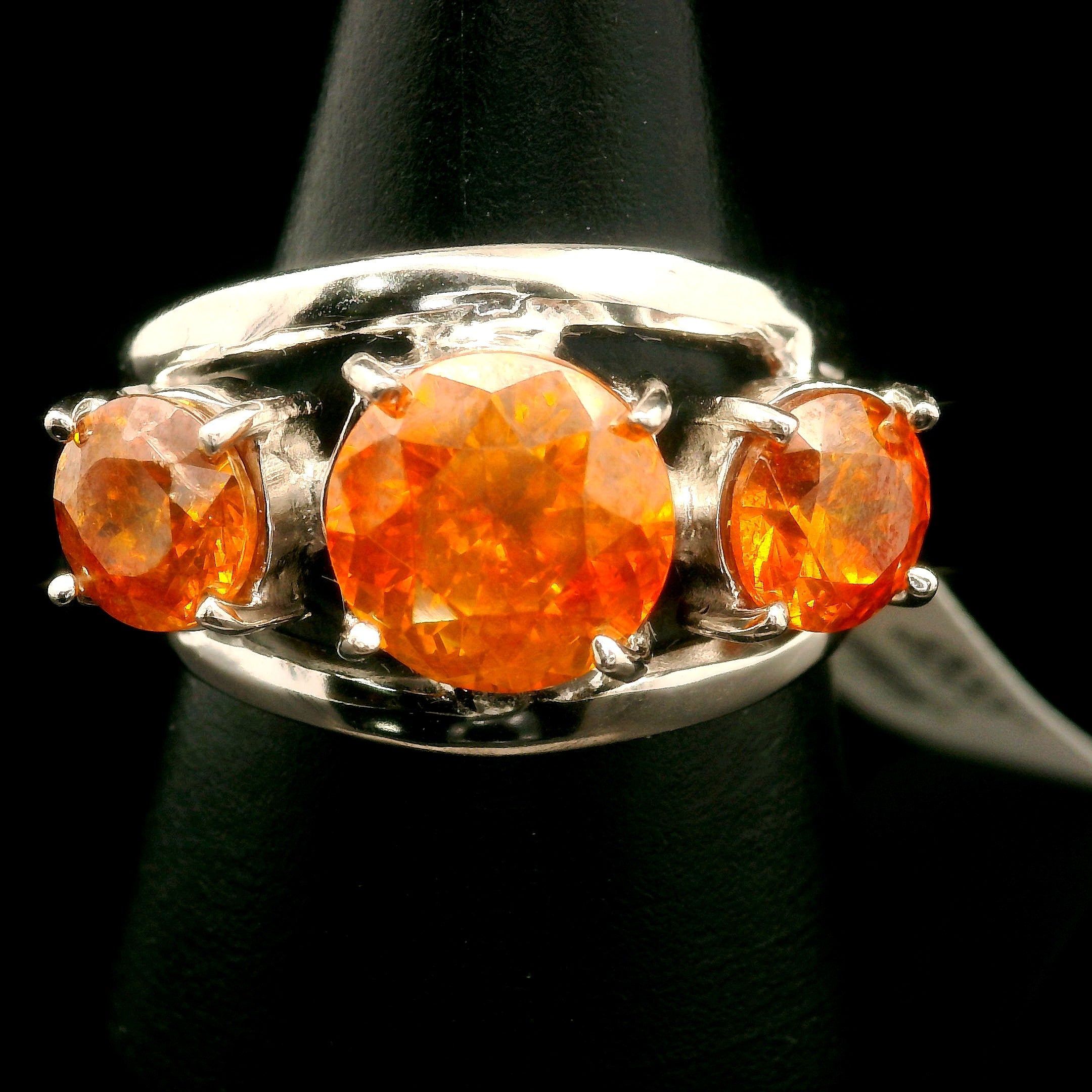 Sphalerite Crown Ring .925 Silver for Clarity, Inspiration, Manifestation and Protection