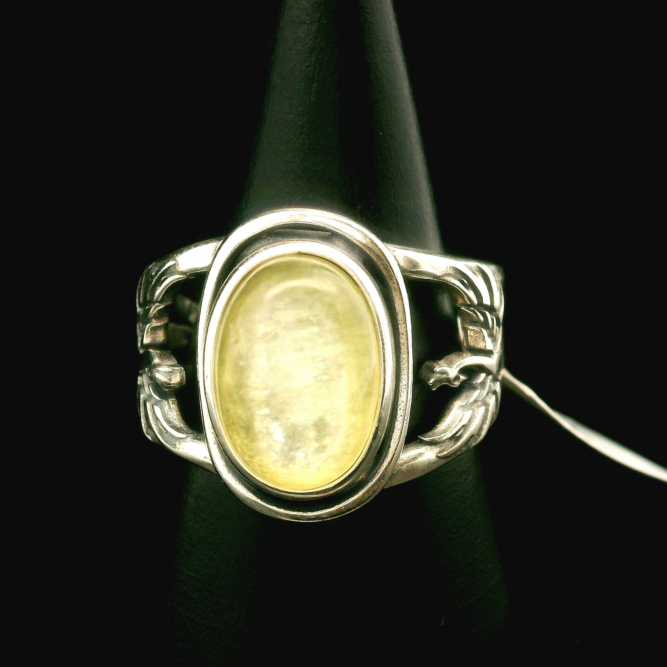Phoenix Cuff Ring 925 Silver for Courage, Rebirth and Transformation