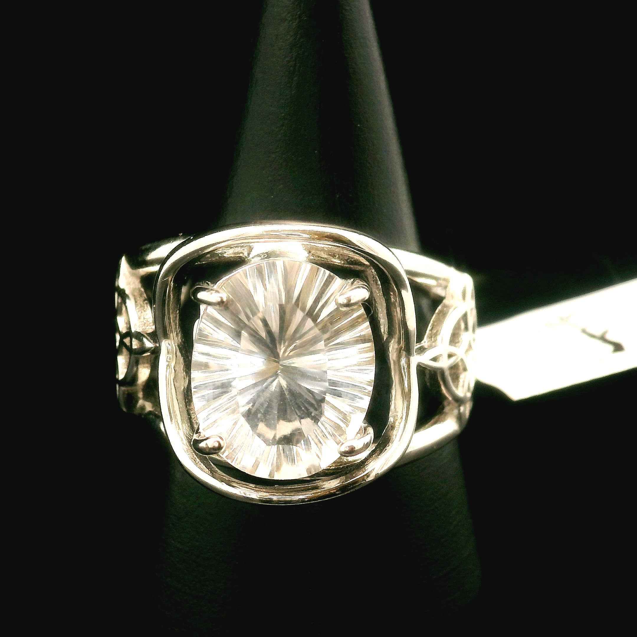 Witches Knot Cuff Ring 925 Silver for Protection, Magic and Connection to Nature