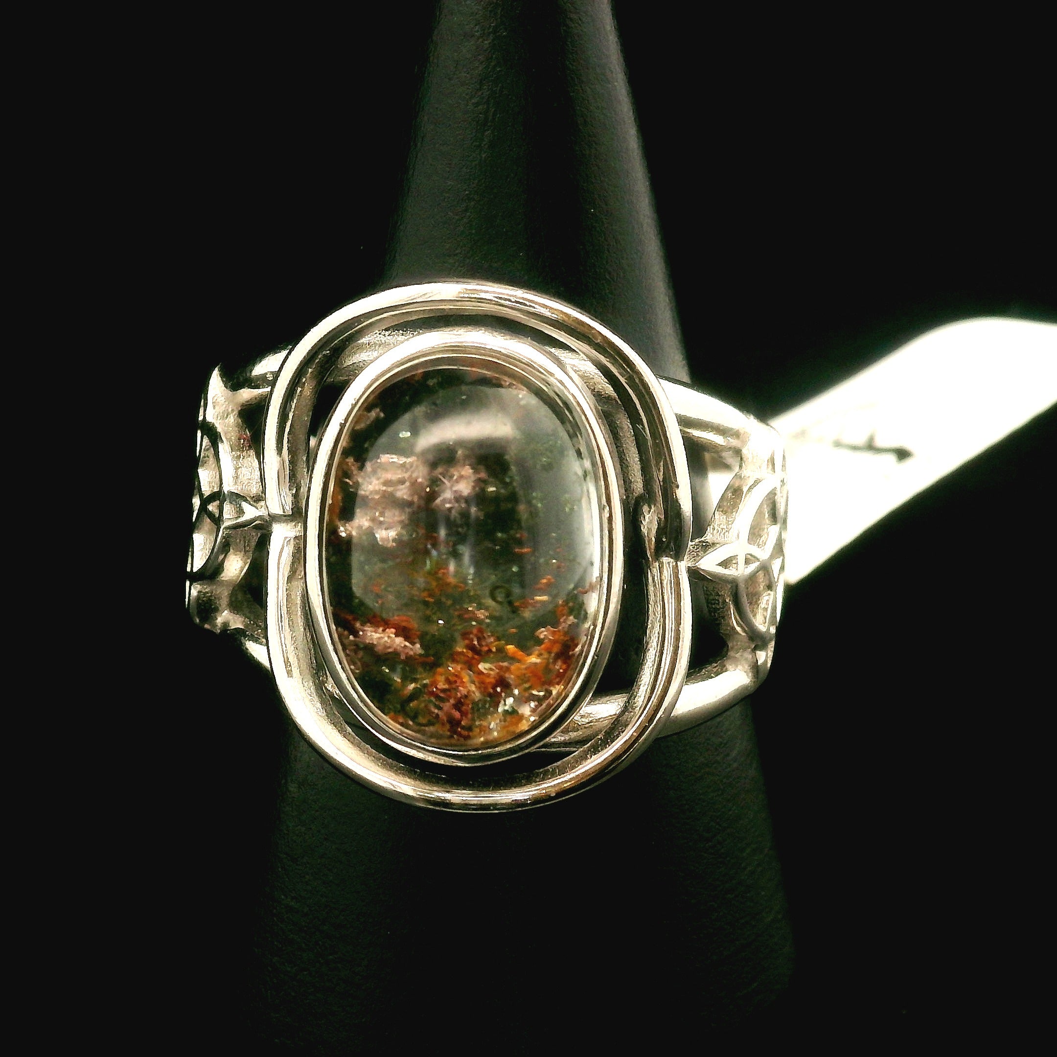 Witches Knot Cuff Ring 925 Silver for Protection, Magic and Connection to Nature