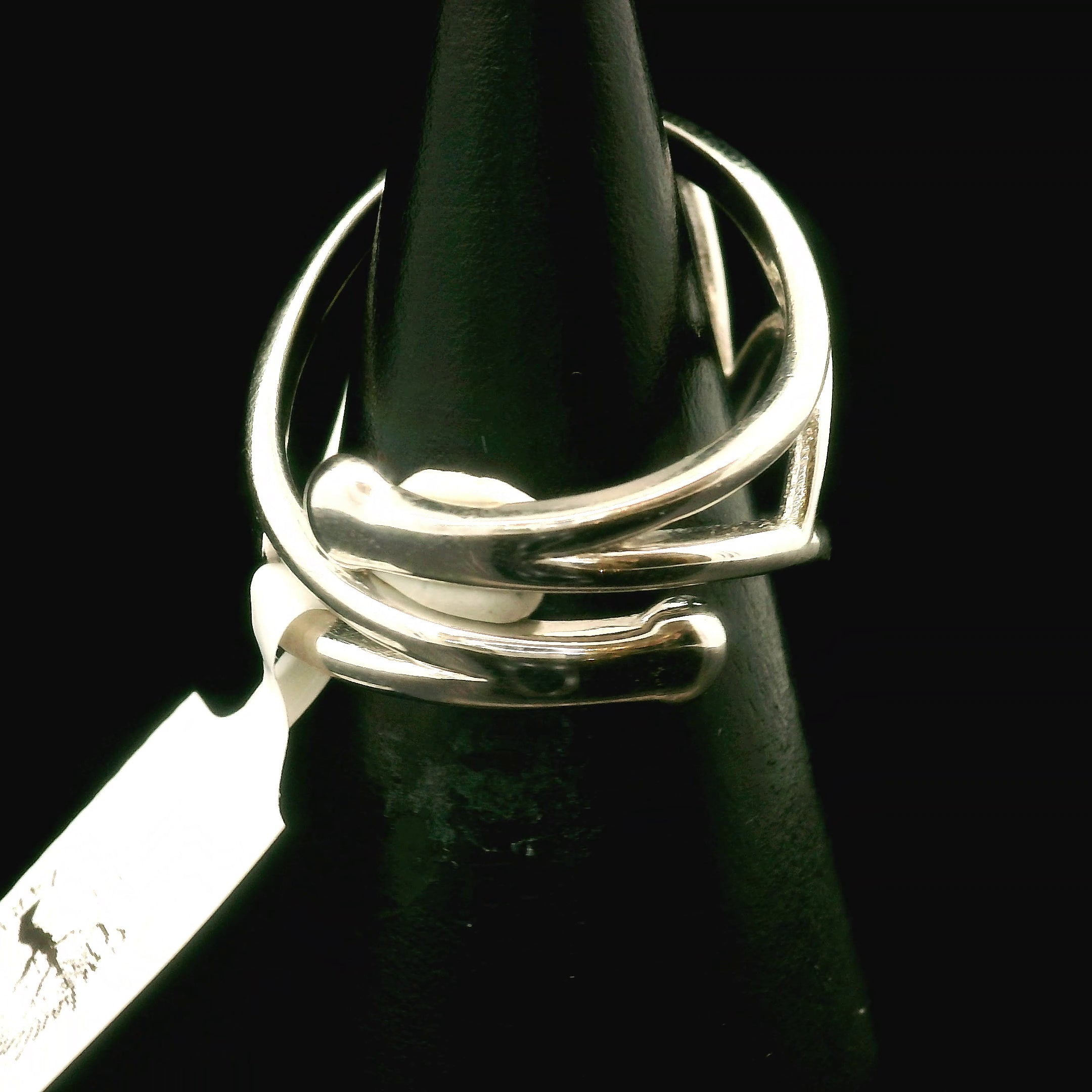 Wand Cuff Ring .925 Silver for Higher Levels of Awareness, Peaceful Communication and Clarity