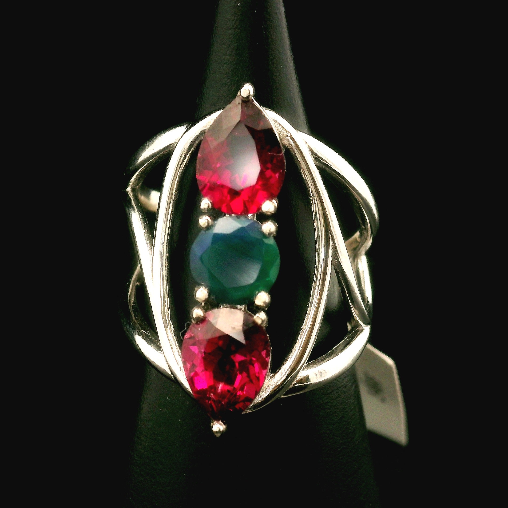 Wand Cuff Ring .925 Silver for Higher Levels of Awareness, Peaceful Communication and Clarity