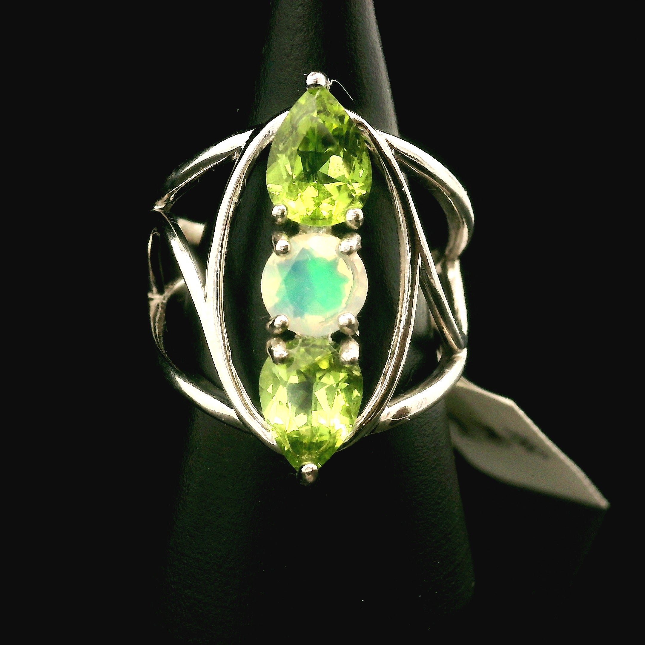 Wand Cuff Ring .925 Silver for Higher Levels of Awareness, Peaceful Communication and Clarity