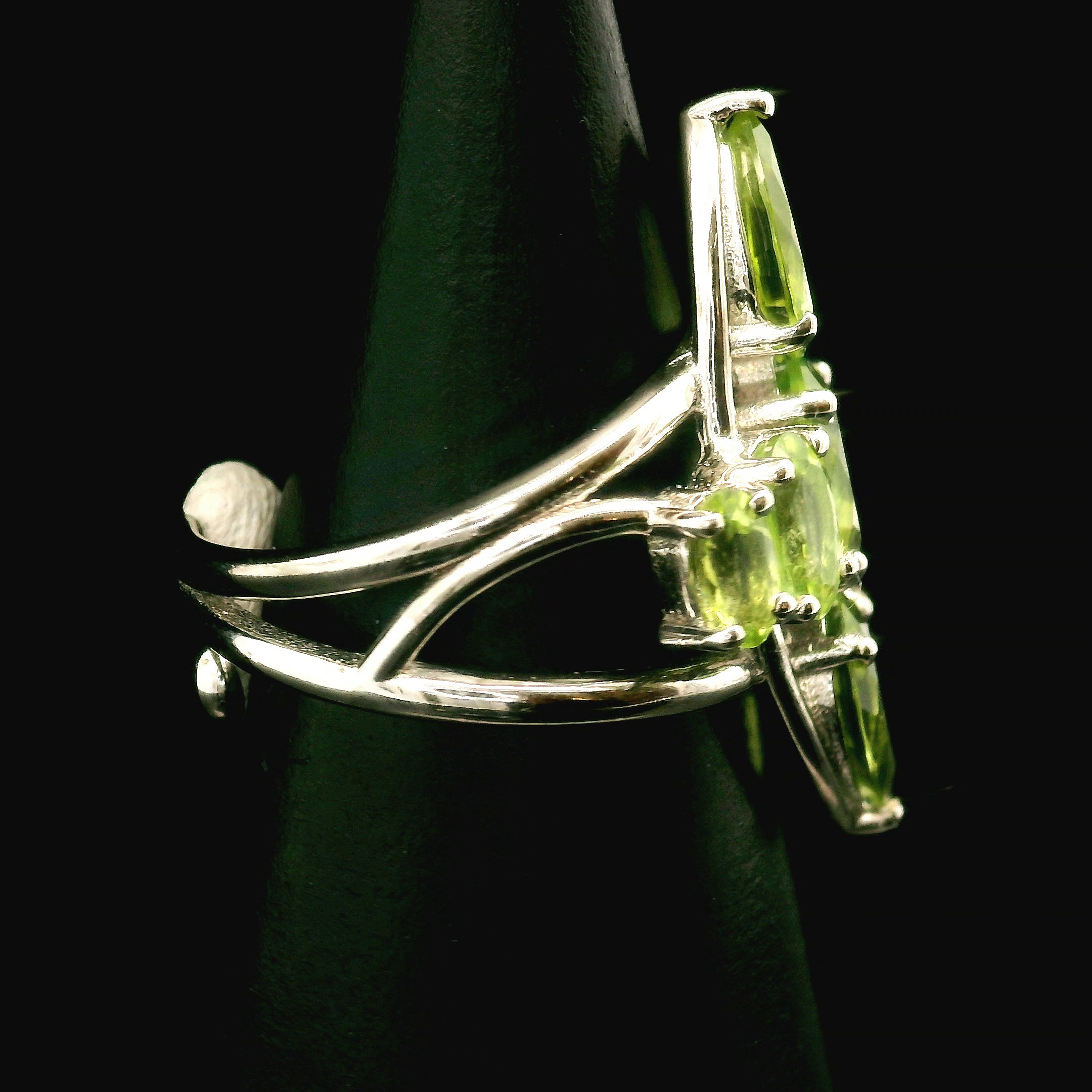 Cross Cuff Ring .925 Silver for Healing, Intention Setting and Manifesting your Desires