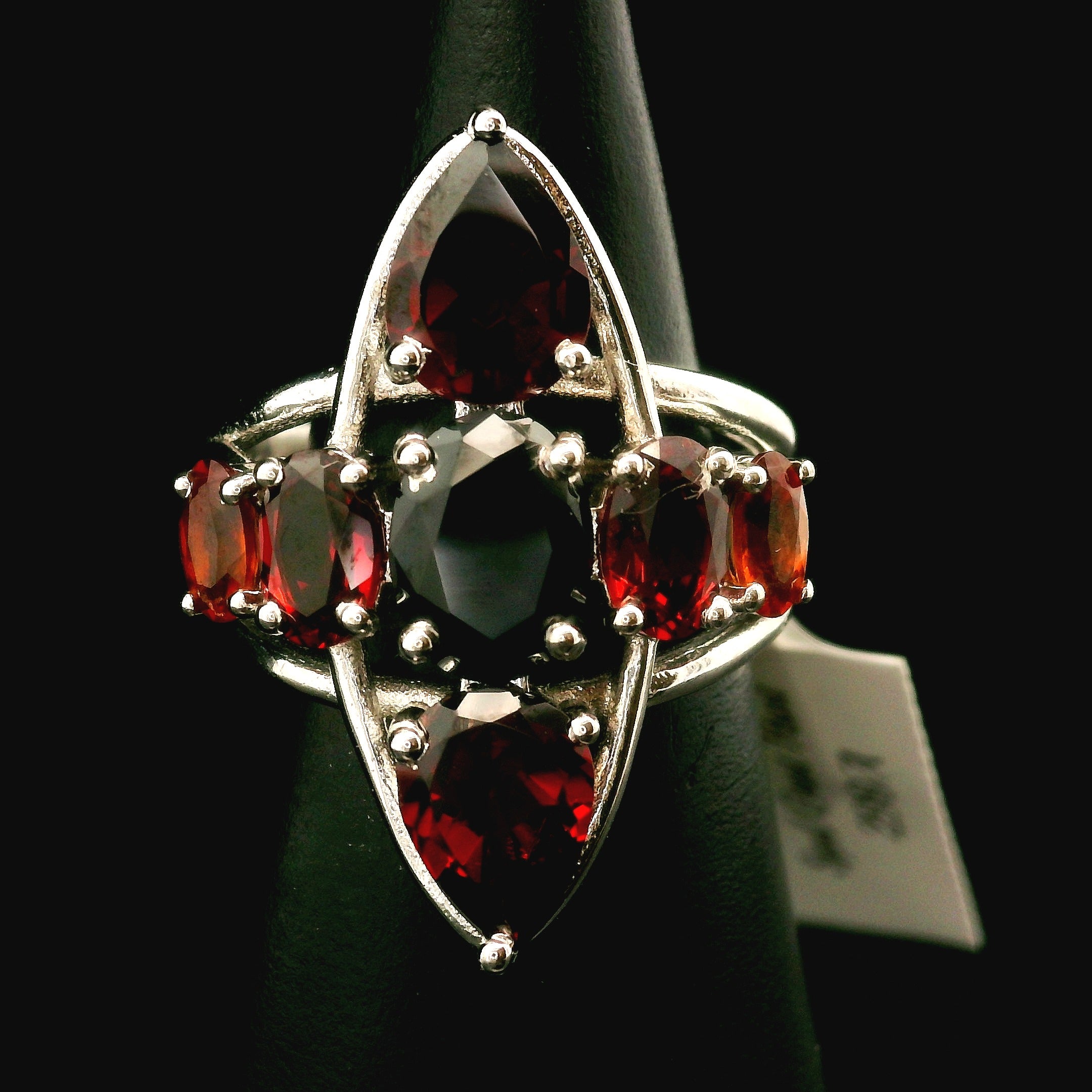 Cross Cuff Ring .925 Silver for Healing, Intention Setting and Manifesting your Desires